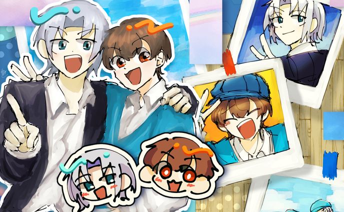 コラージュイラスト