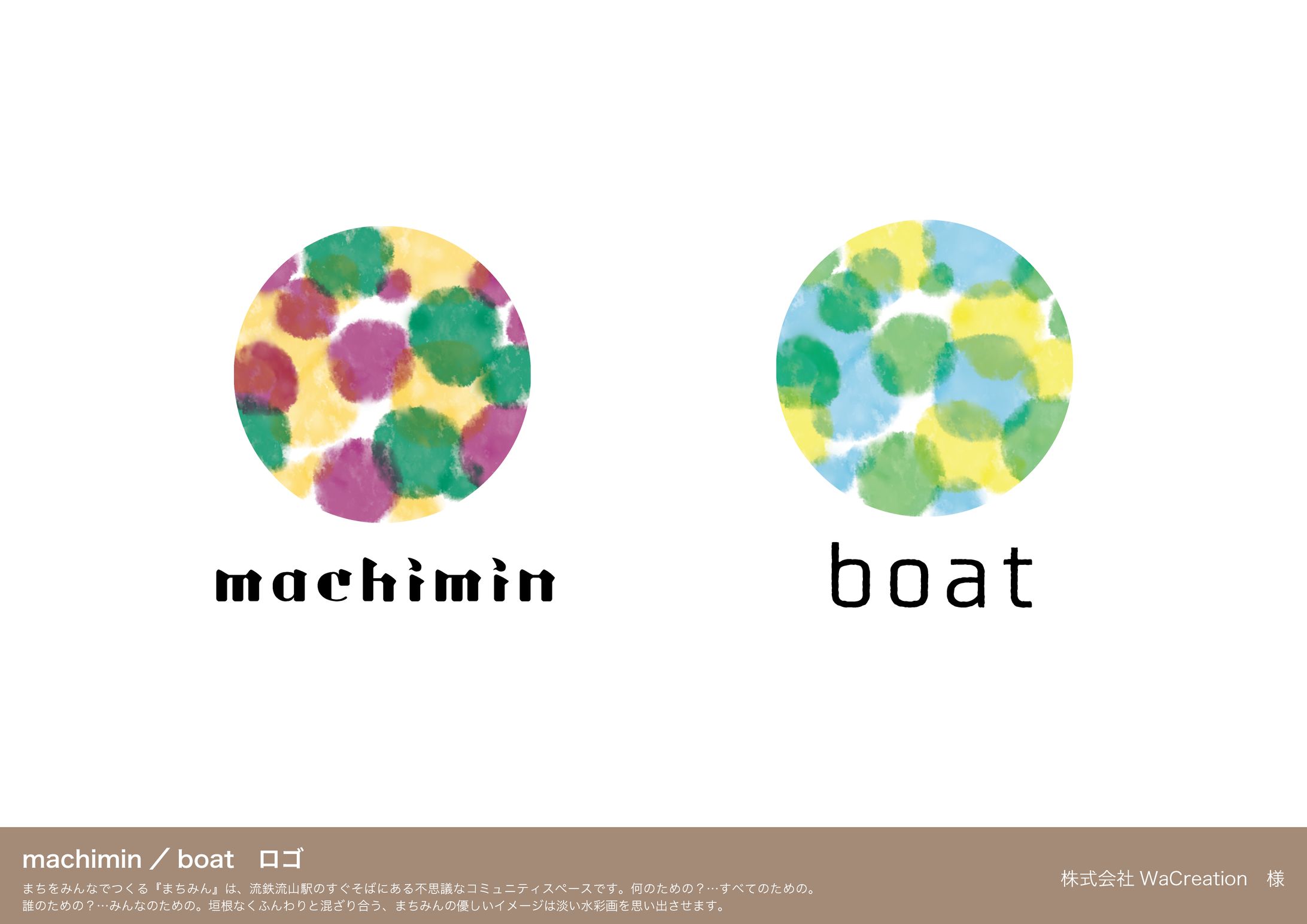 ロゴ【machimin／boat】-1