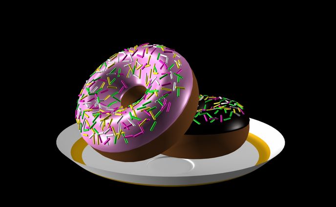 【CGモデル】ドーナツ