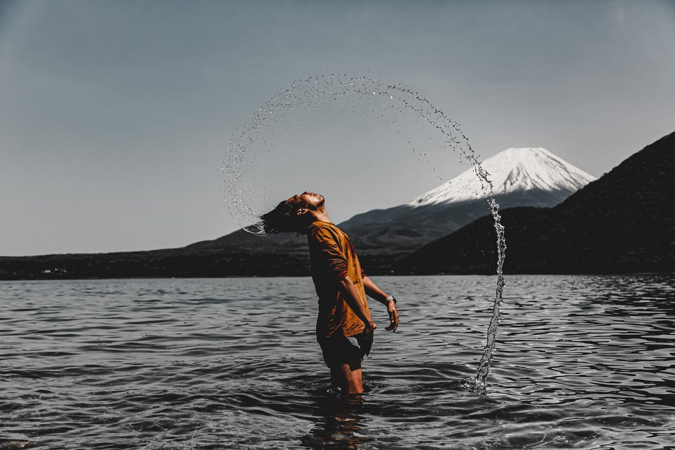 自然の中での人物撮影-1