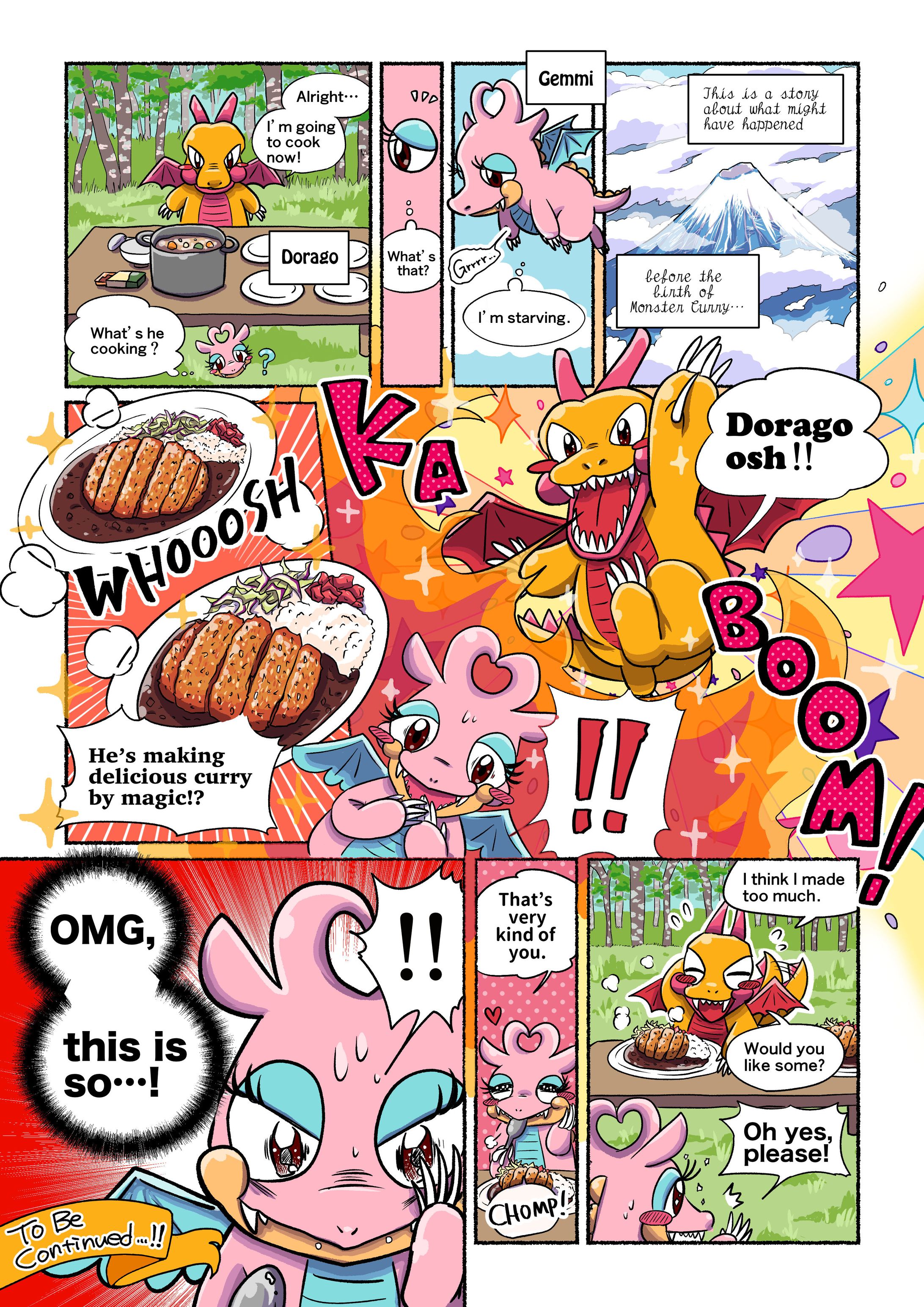 シンガポールカレーチェーンSNSでのマンガ連載（株式会社トリドールHD様）-1