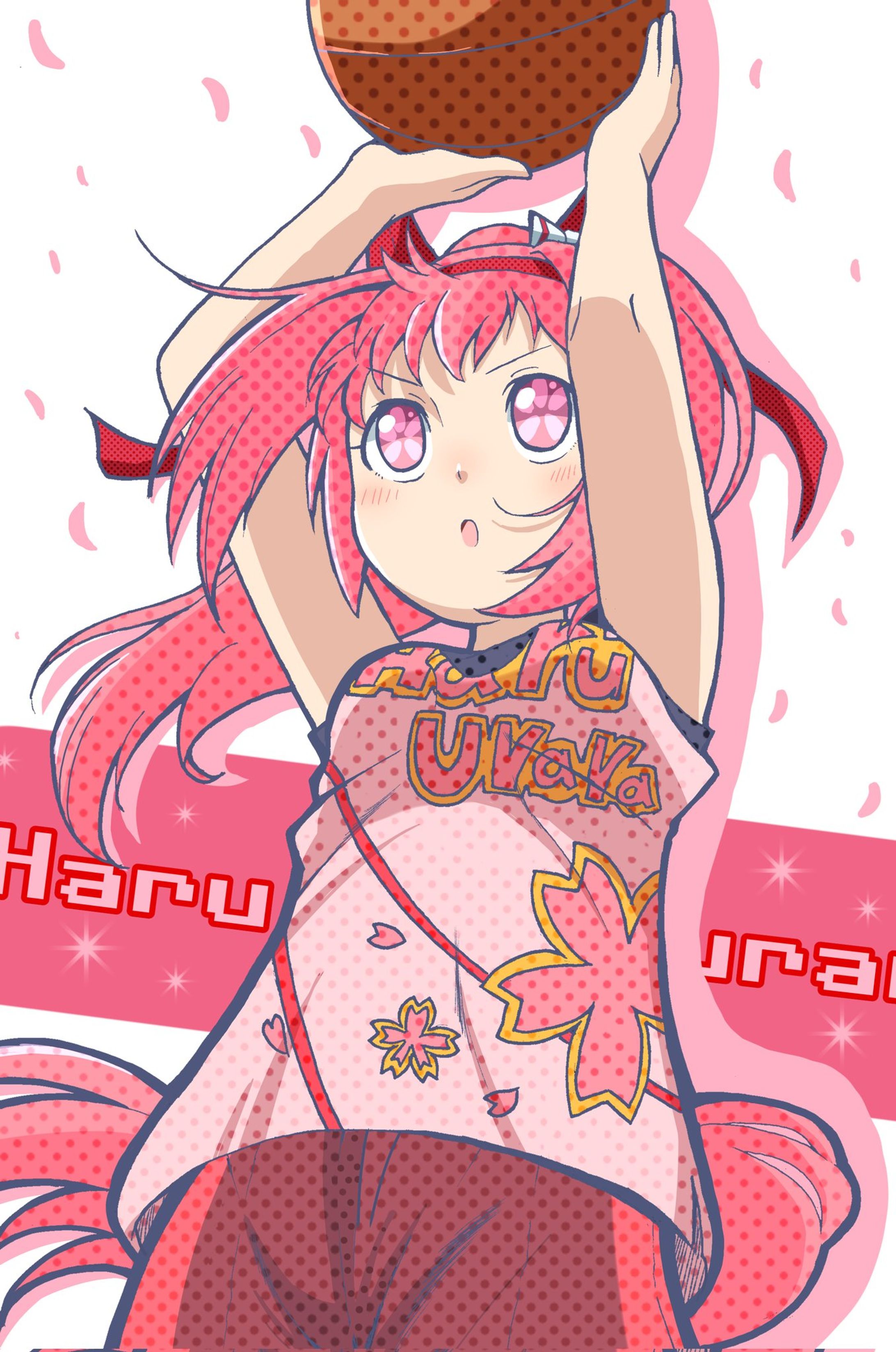 バスケするハルウララ-1