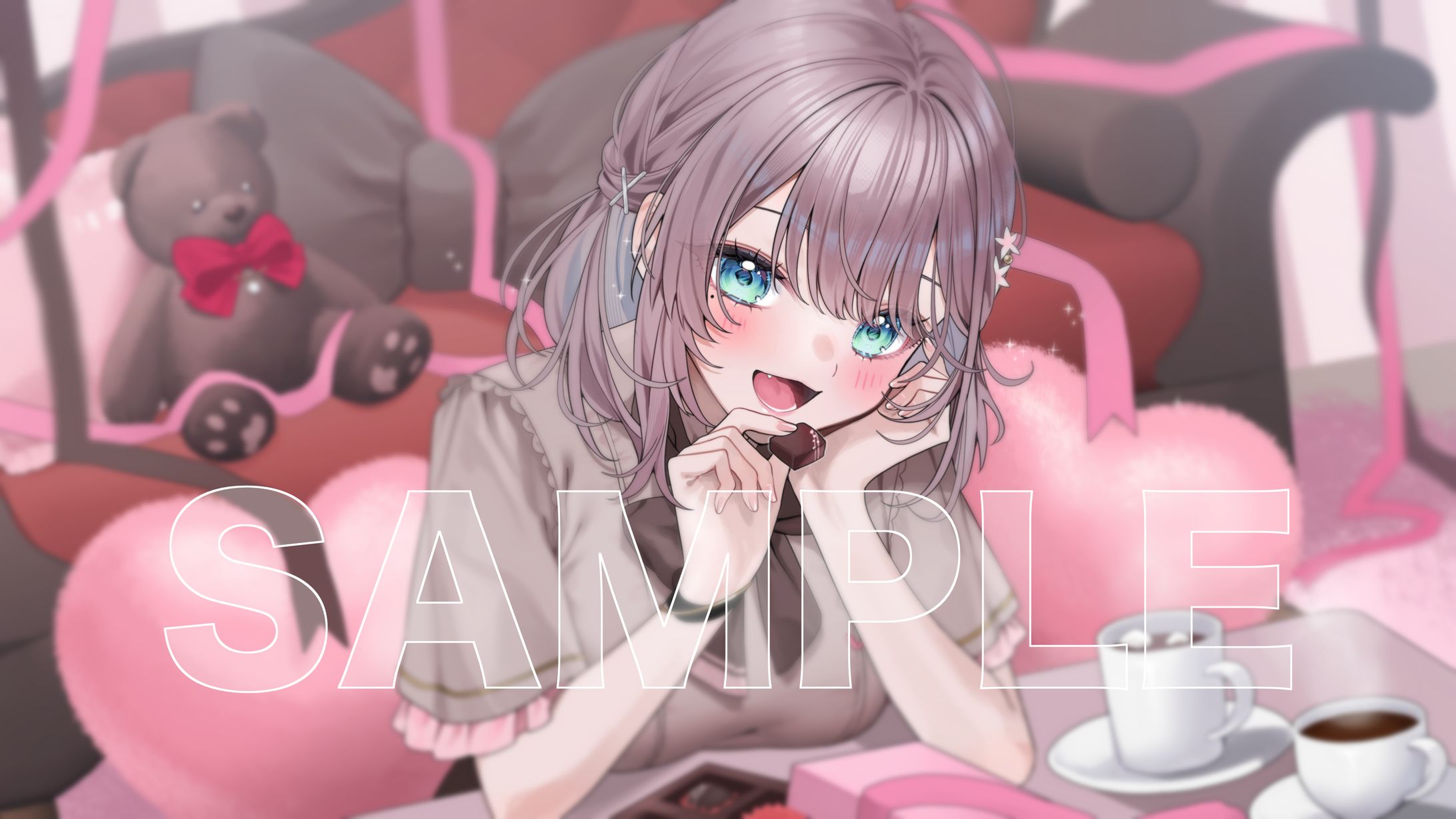 美月ももさま/2月限定壁紙イラスト-1