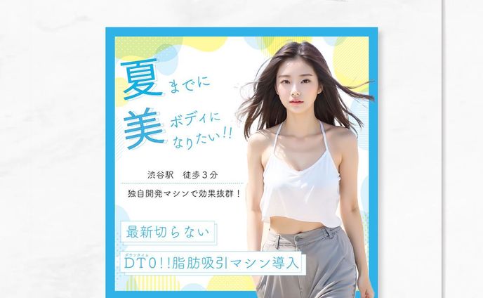.
◻️美容サロン向け バナーサンプル

夏を連想させる爽やかなカラーと
鮮やかな解像度
読みやすいクーポンバナーを意識して作成しました。

SNS投稿でも利用できそうなスクエア型となっております。
Instagram投稿用、宣伝用のバナーも
承っております。

┈┈┈┈┈┈┈ ❁ ❁ ❁ ┈┈┈┈┈┈┈┈

saya | 美容コスメ好きなデザイナー💻💄
＼美容業界を得意とした丁寧なデザイン／
▷信頼度重視、国内化粧品メーカー勤務
▷低予算でも繊細でハイクオリティなデザイン
▷化粧品検定1級取得

┈┈┈┈┈┈┈ ❁ ❁ ❁ ┈┈┈┈┈┈┈┈

1児のママ🤱
アイコン、パターンイラストも描きます。

他の投稿はこちらから
@rolu_saya.design 

☆コスメや美容に強い広告を作りたい
☆複数パターン女性向けイラストが欲しい
☆コスパを抑えながらも見栄えを良くしたい
↑↑↑そんな方にオススメです♡

フォロー、いいね嬉しいです✨

rolu. design
代表 saya

#バナー作成
#ロゴデザイン作成 
#イラスト作成
#美容サロン
#エステサロン
#美容 
#コスメ好き
#切らないリフトアップ 
#ダイエット
#イラスト
#デザイン 
#Webデザイン
#ダイエット生活