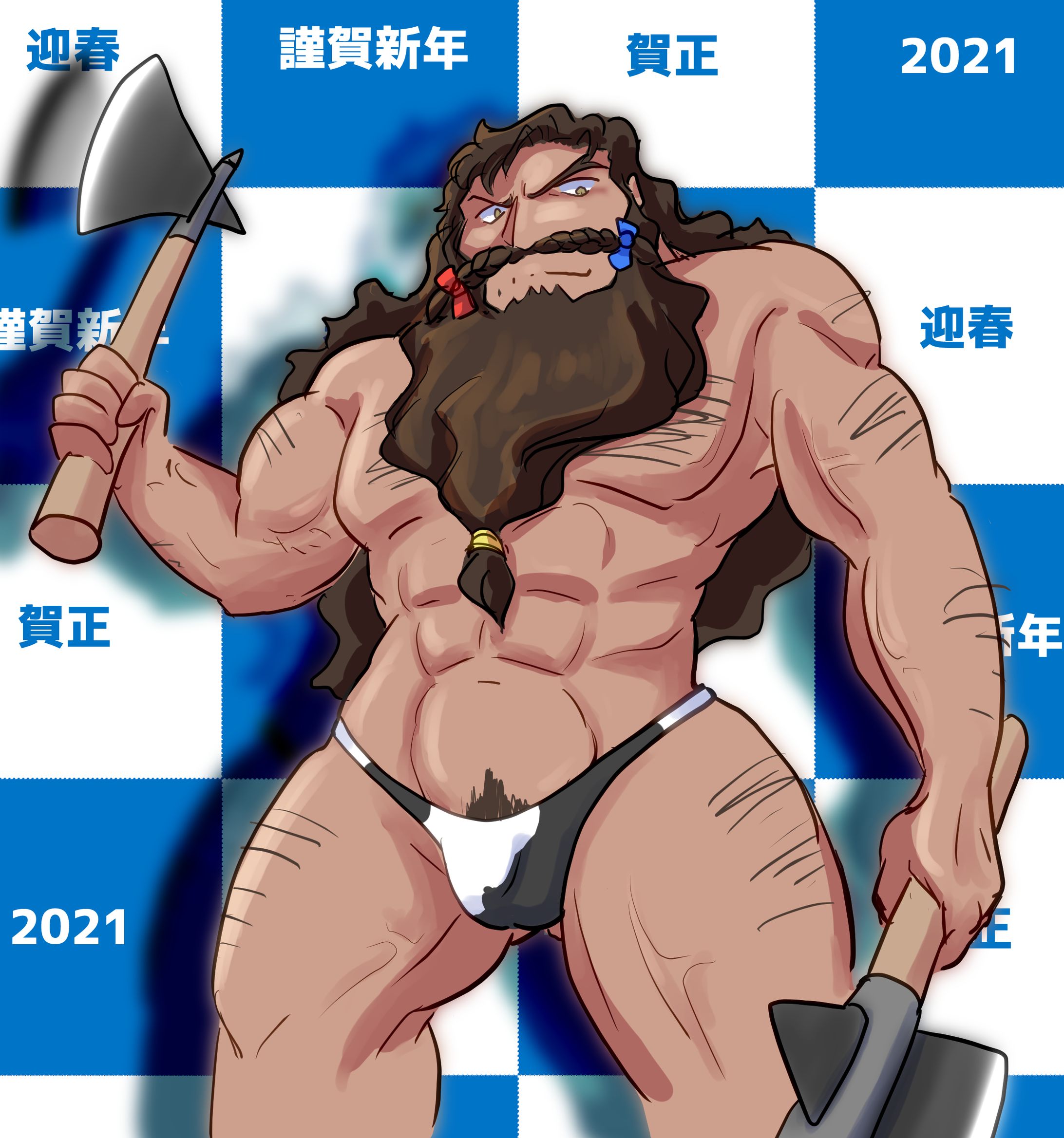 牛柄ビキニパンツドワーフ-1