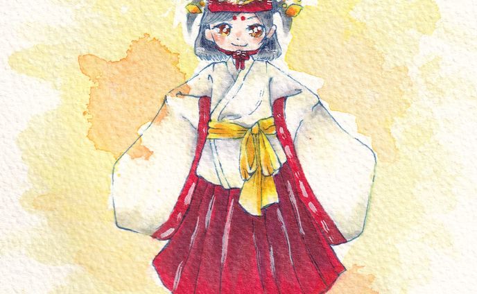 動画用にかいたやつです。
巫女さん

#illustration