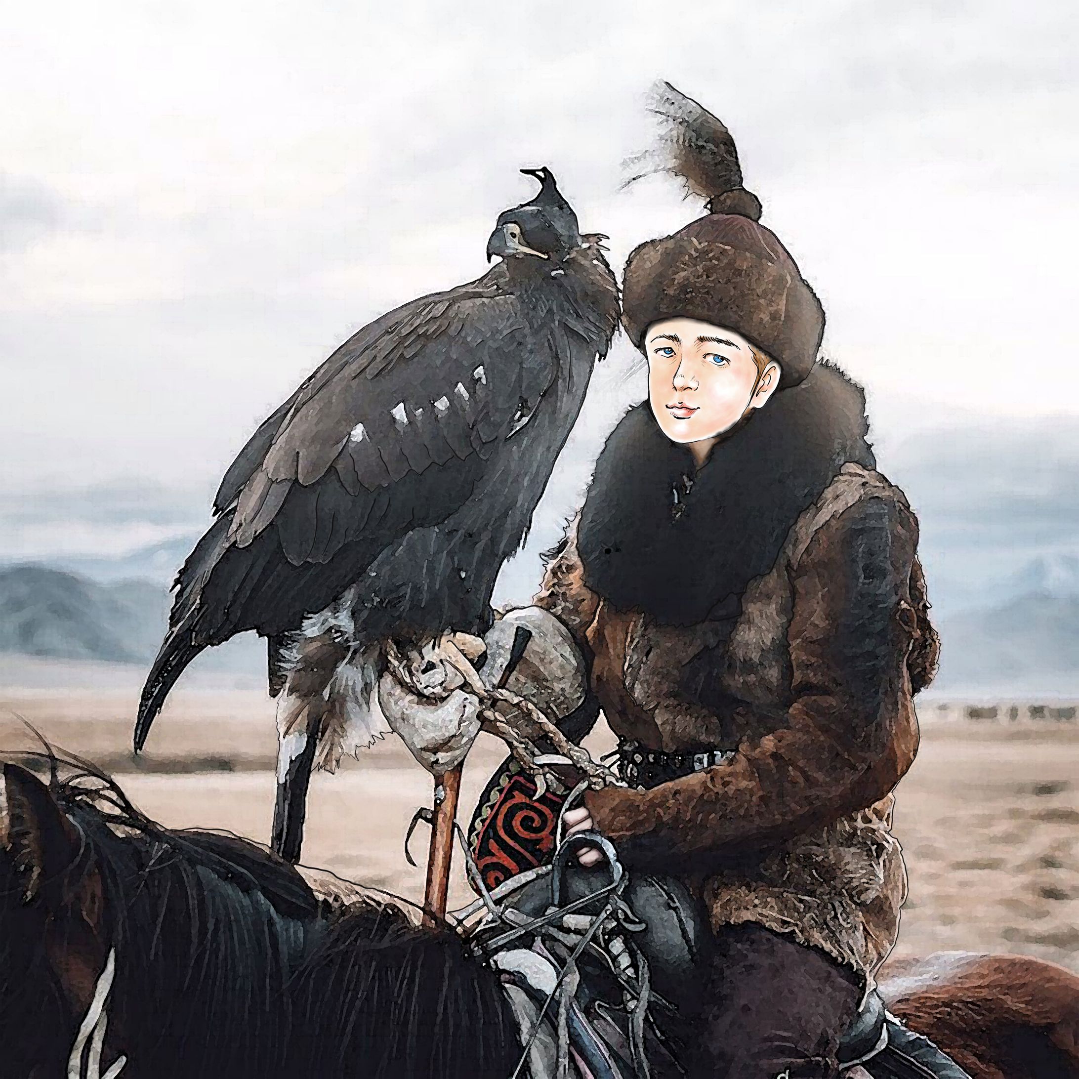 Falconer girl-1