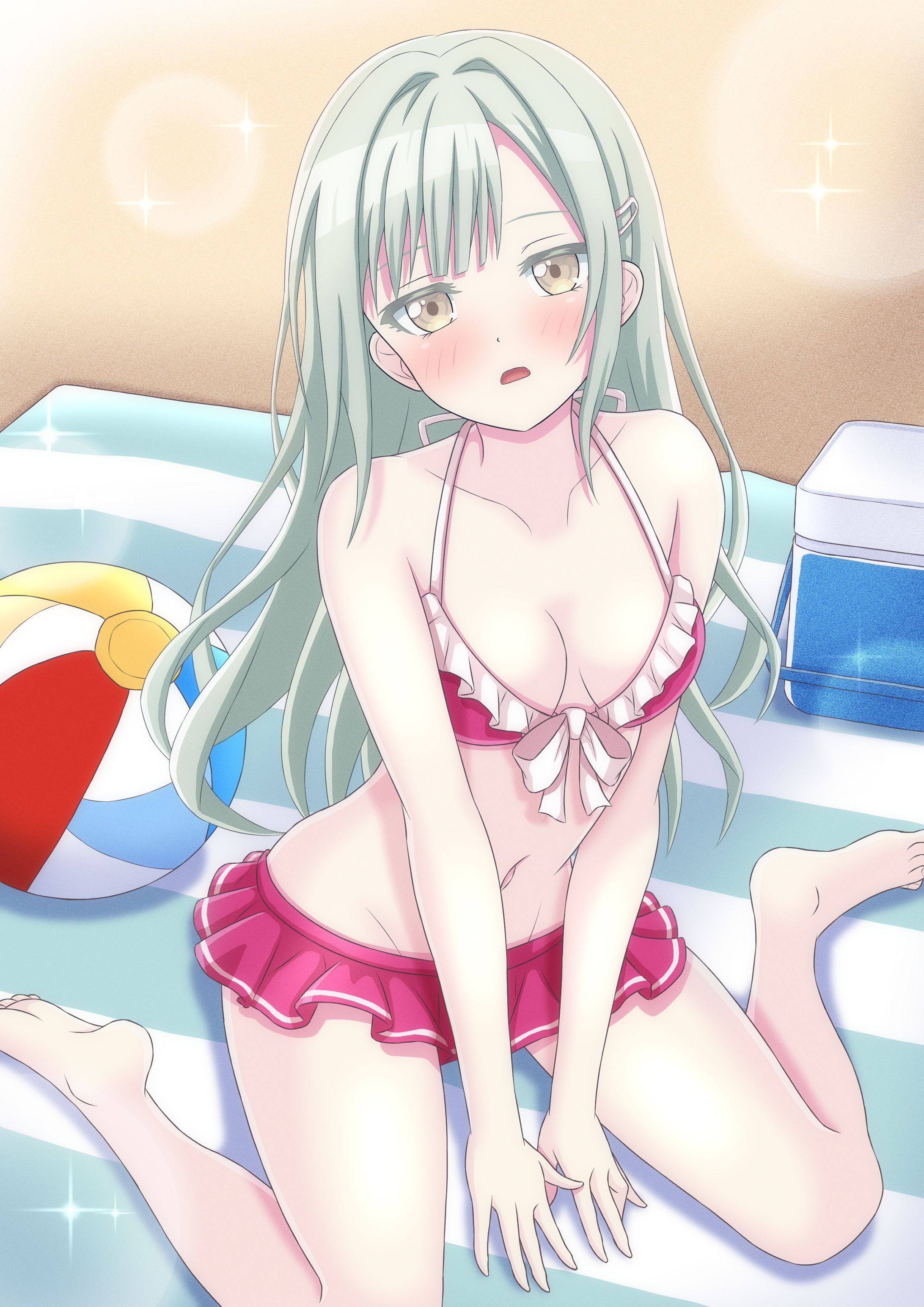 若葉睦（水着）-1