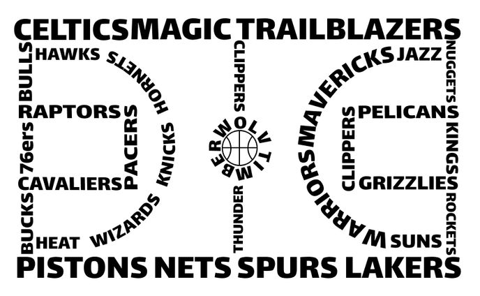 タイポグラフィNBA(ちーずまる)
