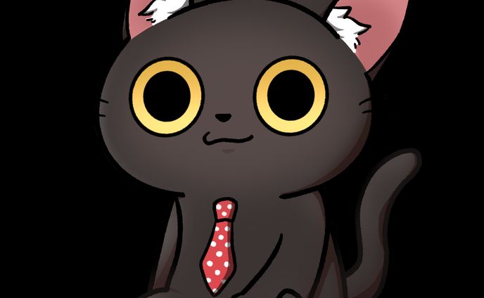 実況者猫のこー。キャラクターデザイン