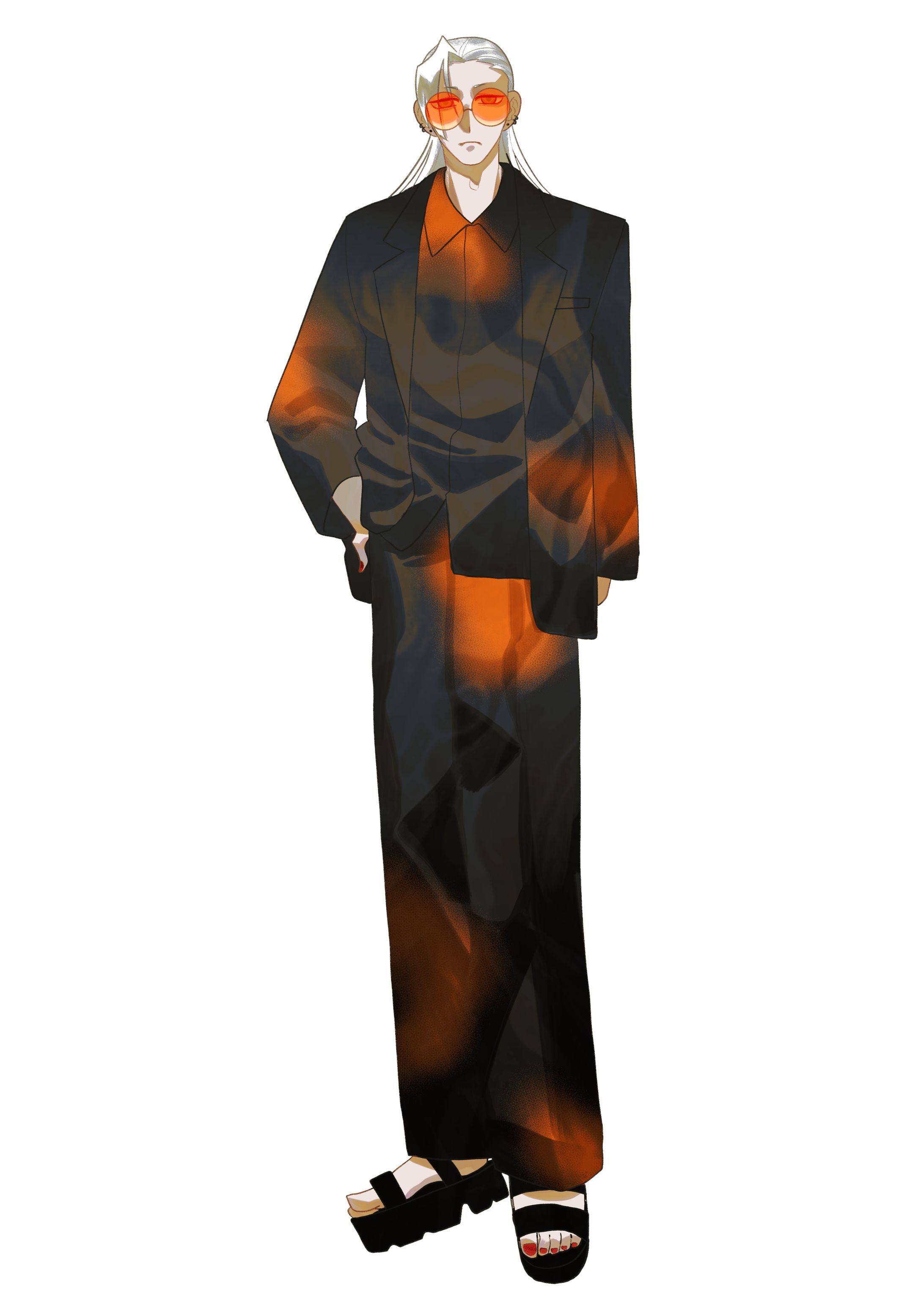 サングラスの青年-1