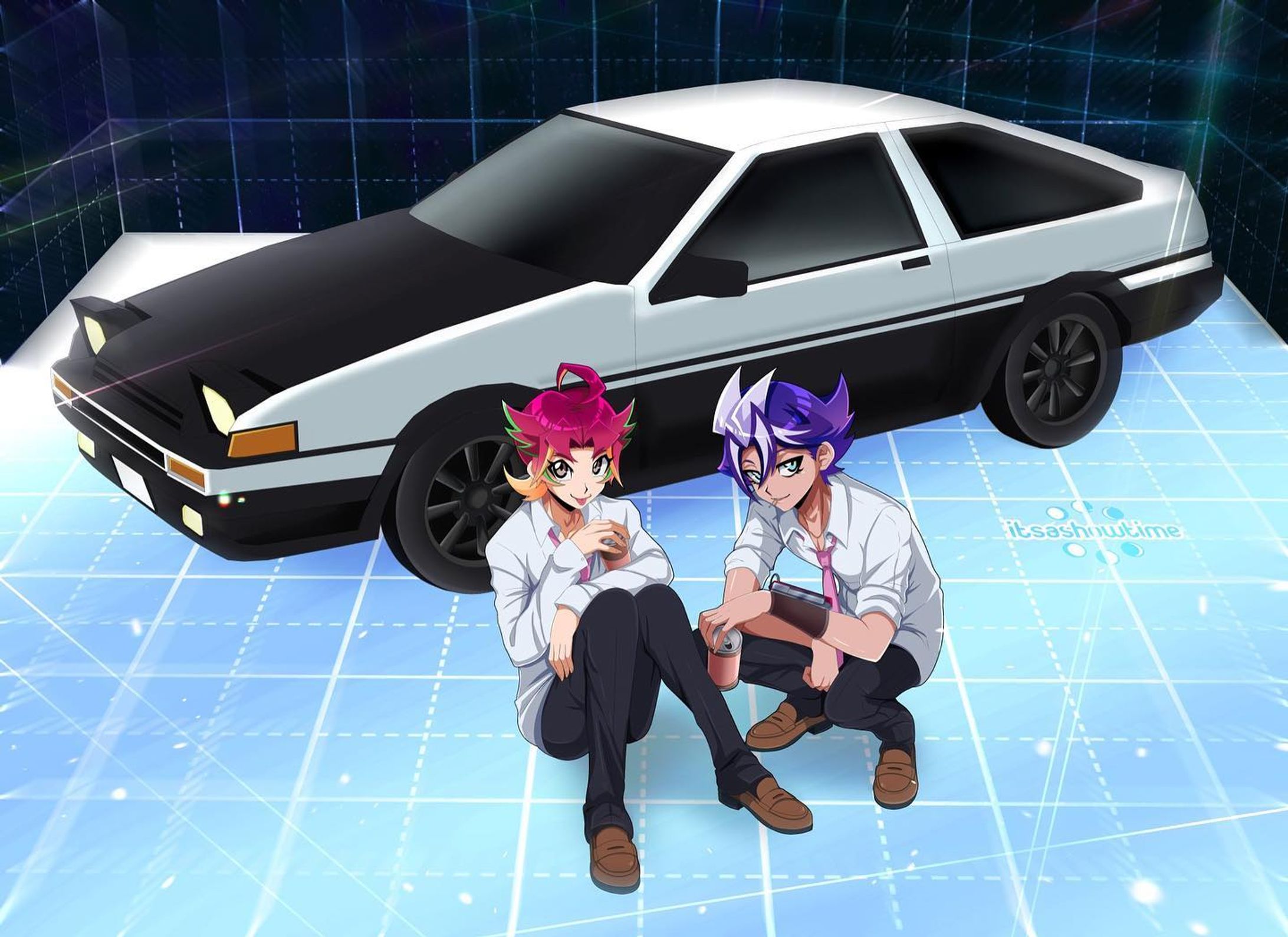 ✨きっと輝くAROUND THE WORLD✨
-
#initiald #ae86 #cars #trueno #pandatrueno #myart #ocart #digitalart #digitalillustration #digitaldrawing #yugioh #ygo #yugiohoc #yugioh8sen #ygo8sen-1