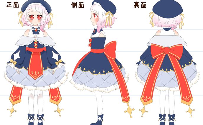 キャラクターデザイン「聖歌隊」
