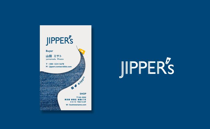 ロゴ/名刺デザイン JIPPER's