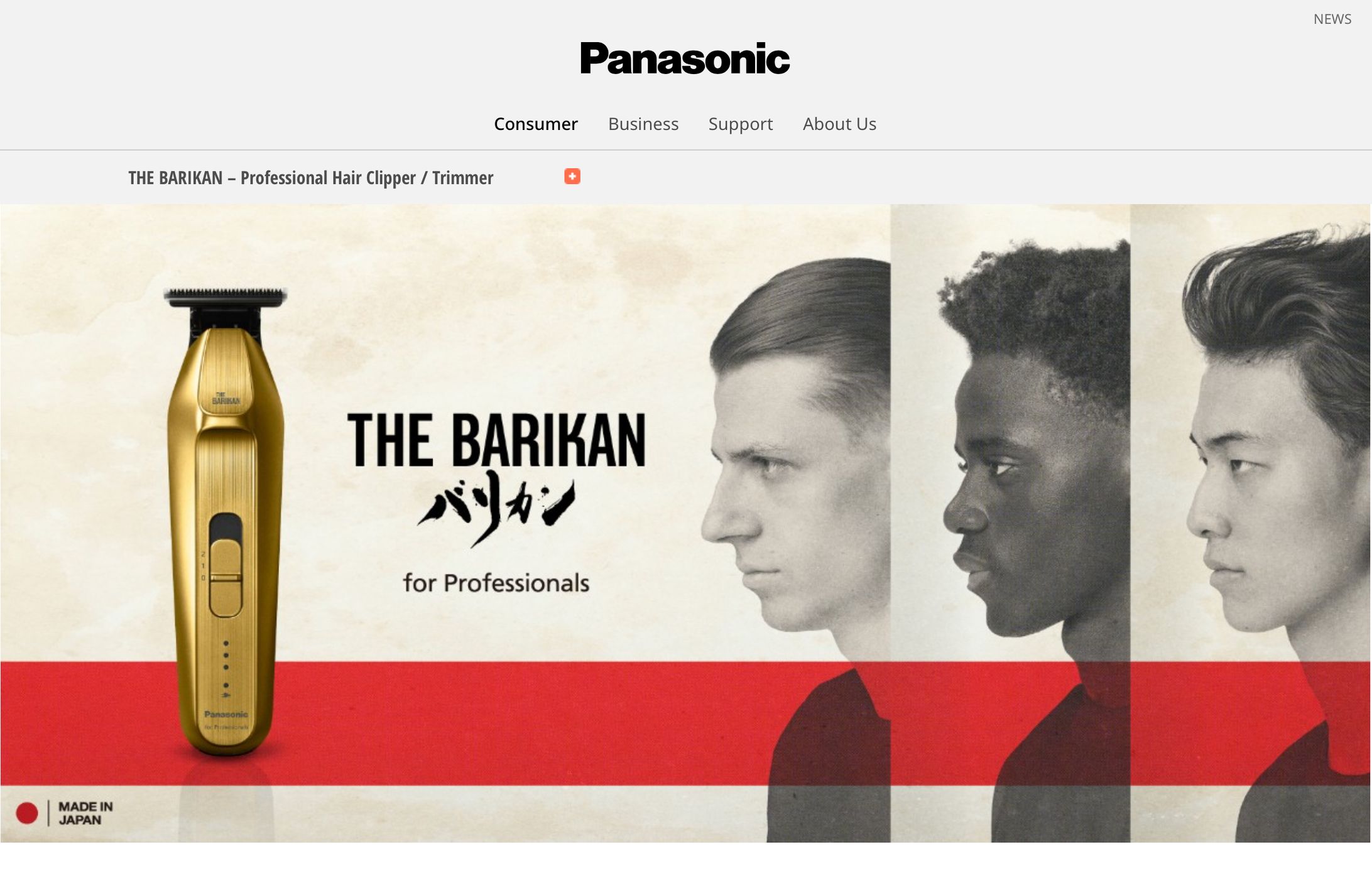 The Barikan Panasonic Pro Hair Clippers-1