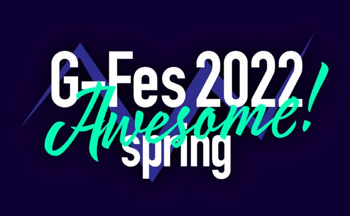 G-Fes 2022 spring Awesome!　ロゴ