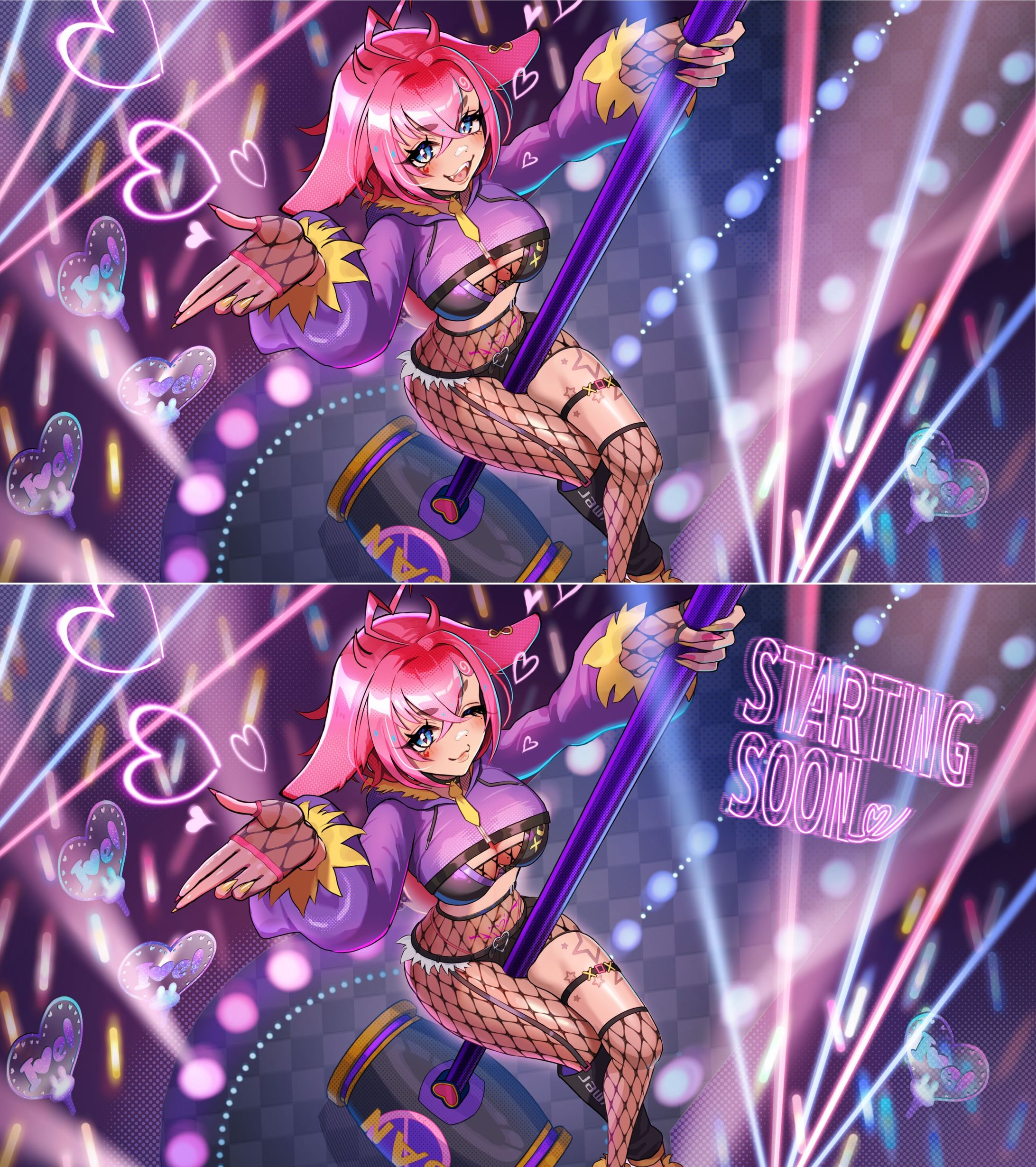 ご依頼:VTuber El XoX｜Commission for starting soon screen-1