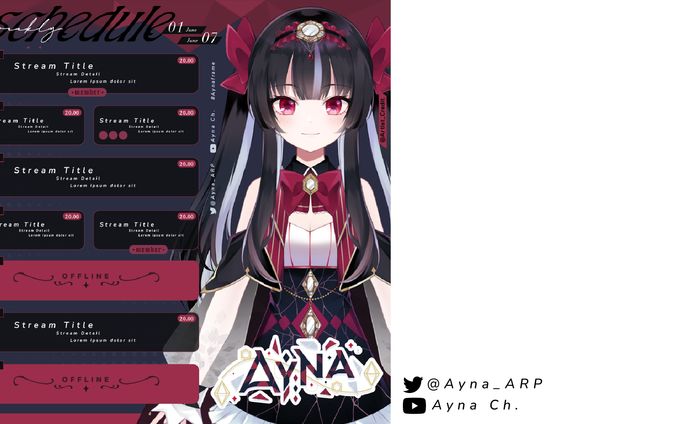 Ayna's schedule