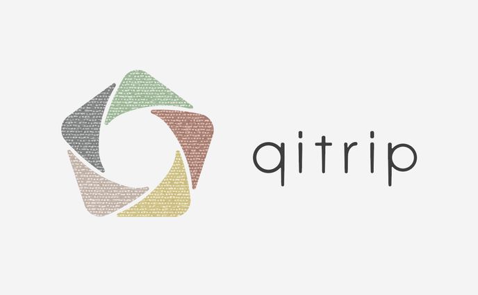 生活雑貨と鍼灸ブランド『qitrip』様・シンボルロゴデザイン