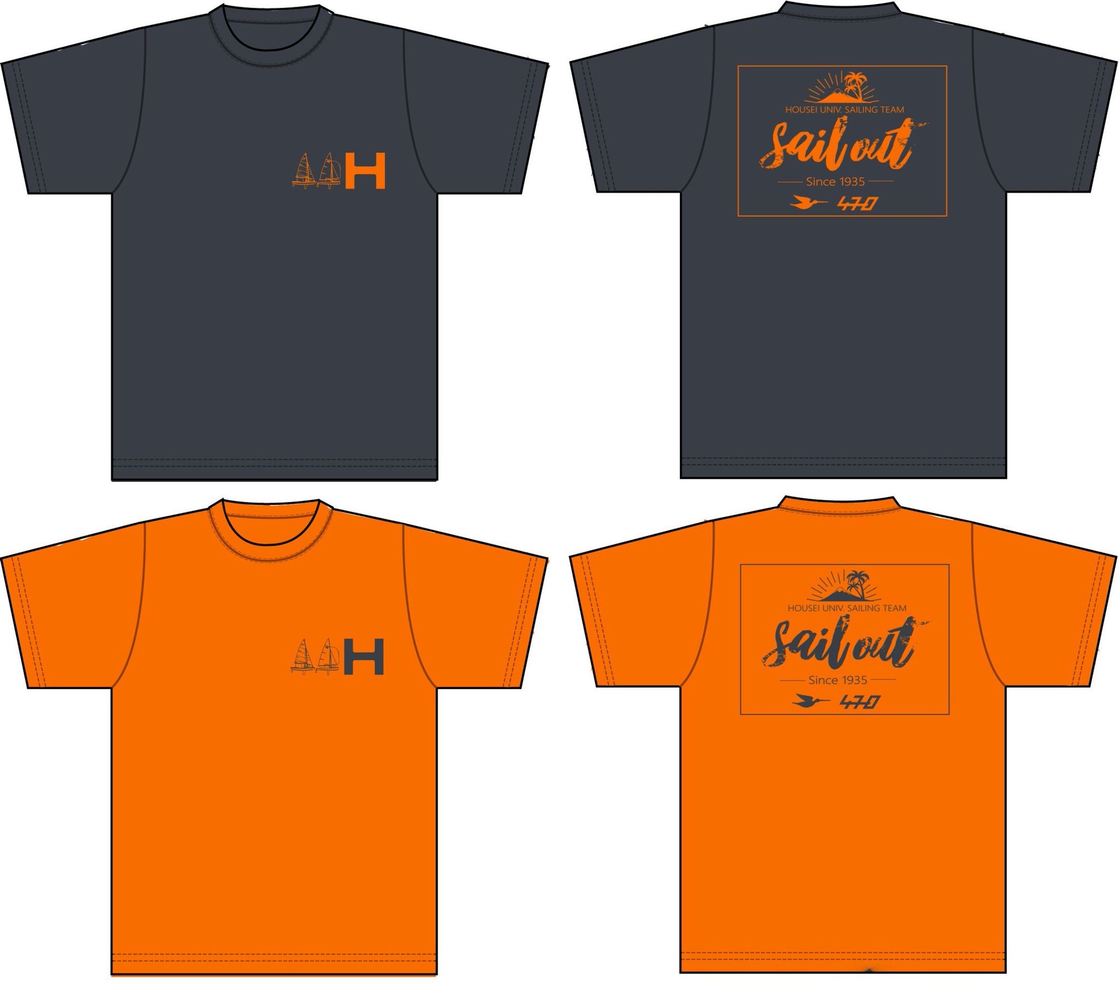 [同人/デザイン] 法政大学体育会ヨット部公式ロゴT-1