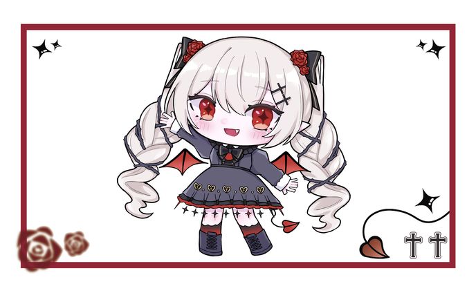 城園アリア　コラボグッズ　SDイラスト