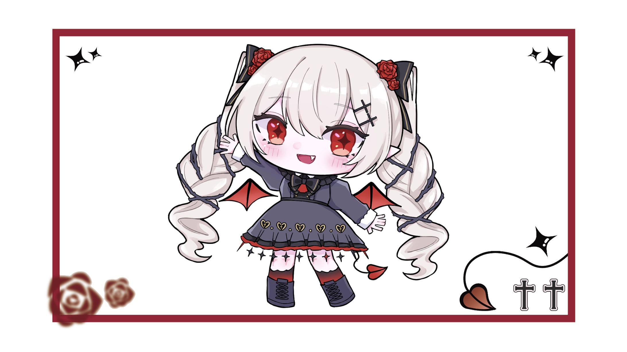 城園アリア　コラボグッズ　SDイラスト-1