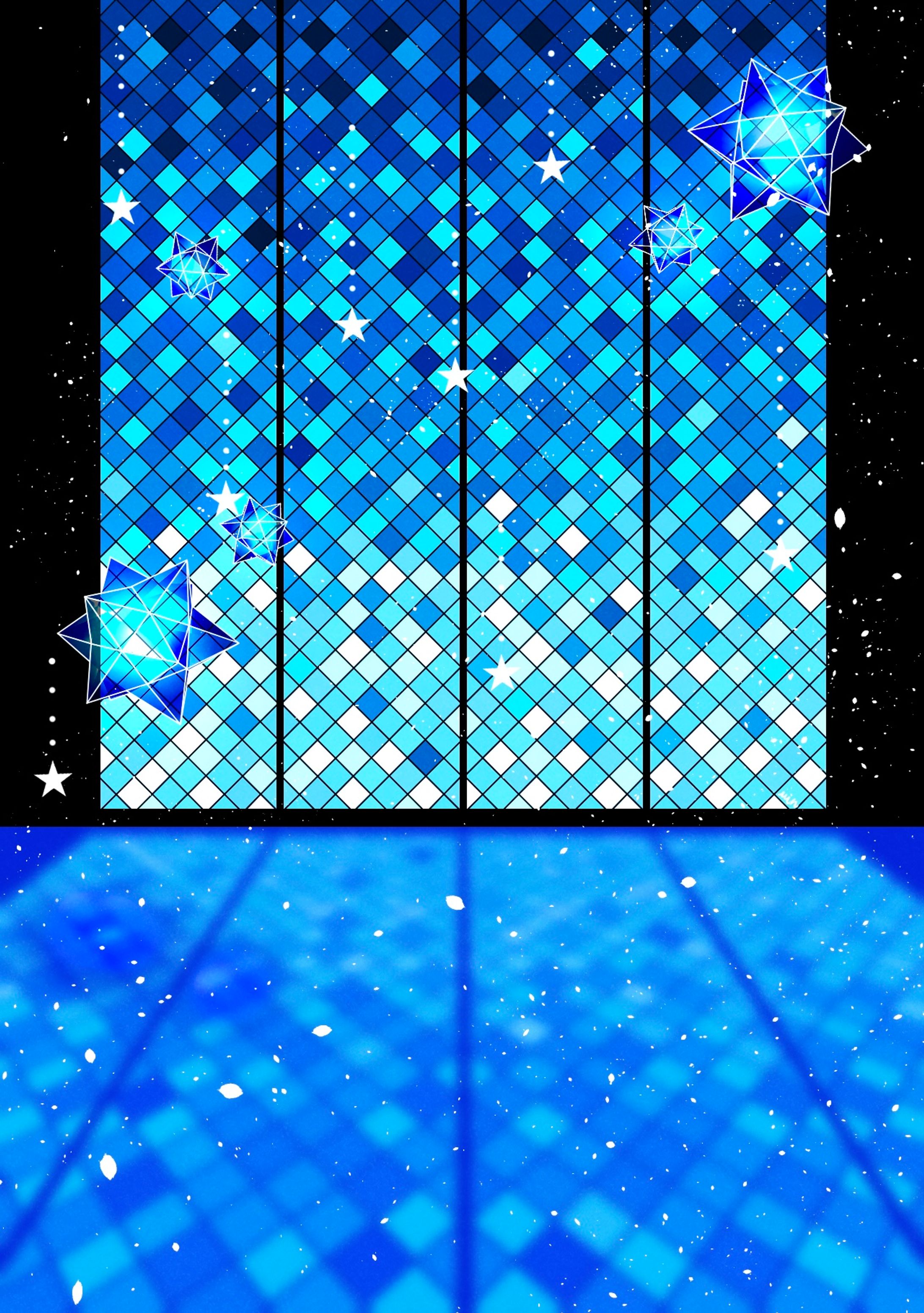 硝子の夜空-1
