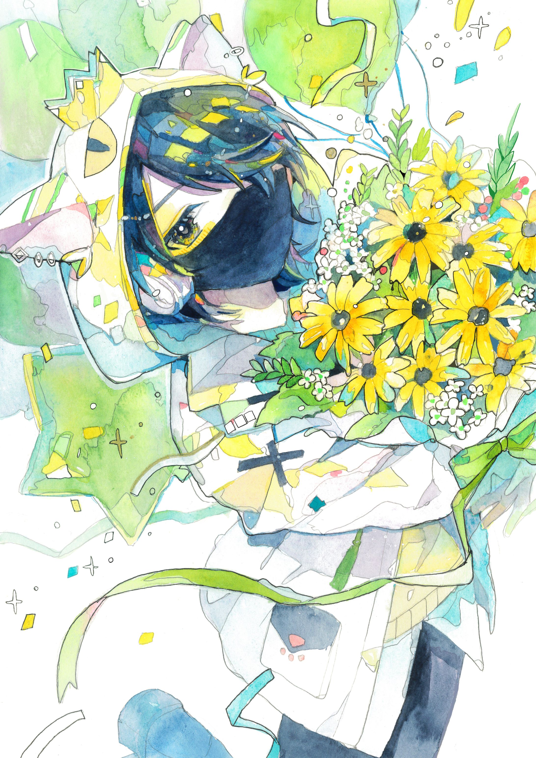 貓音宮わさび誕生日イラスト-1