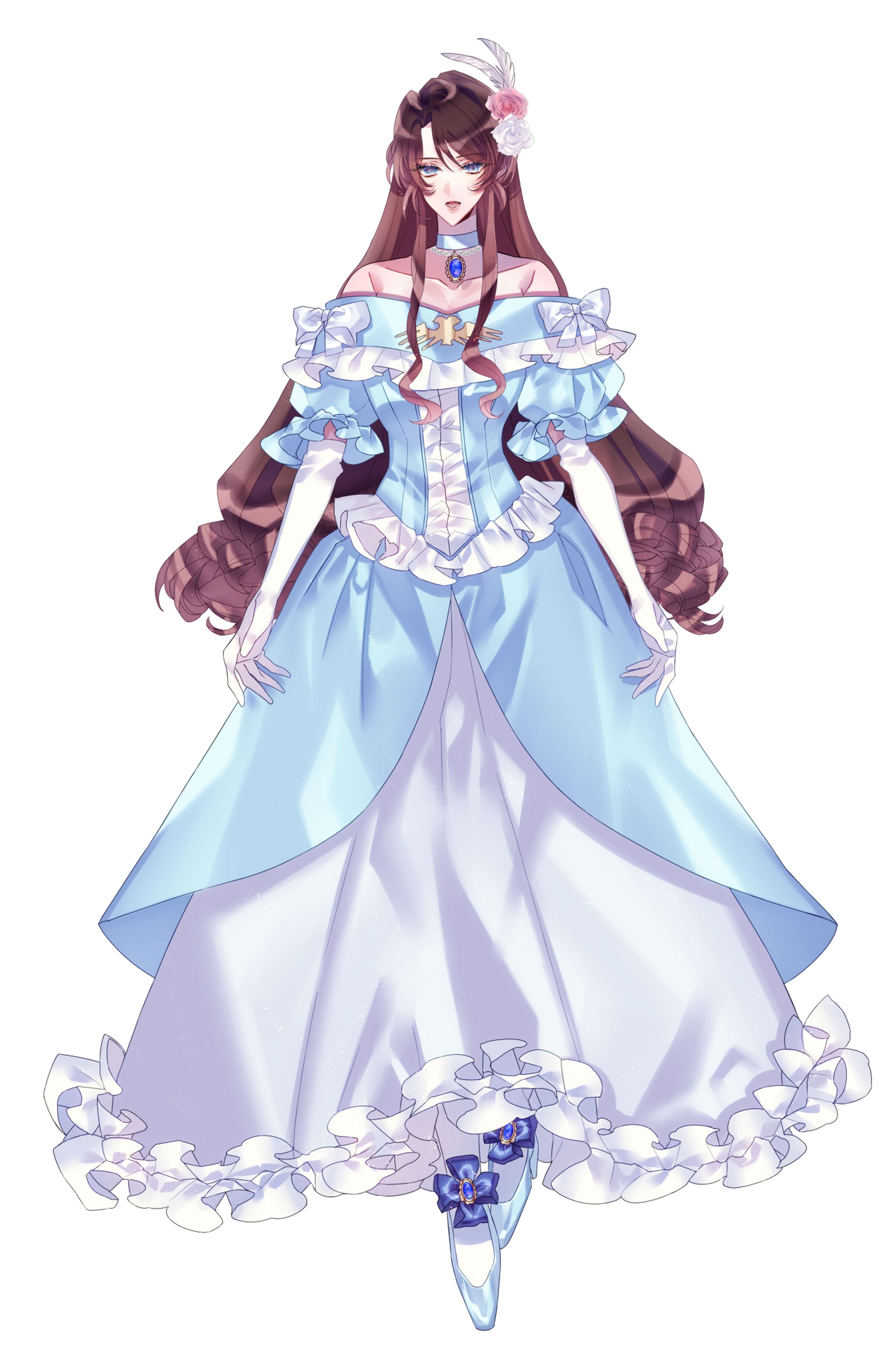 「KnightCaseFiles0」立ち絵/ローザリンデ-1