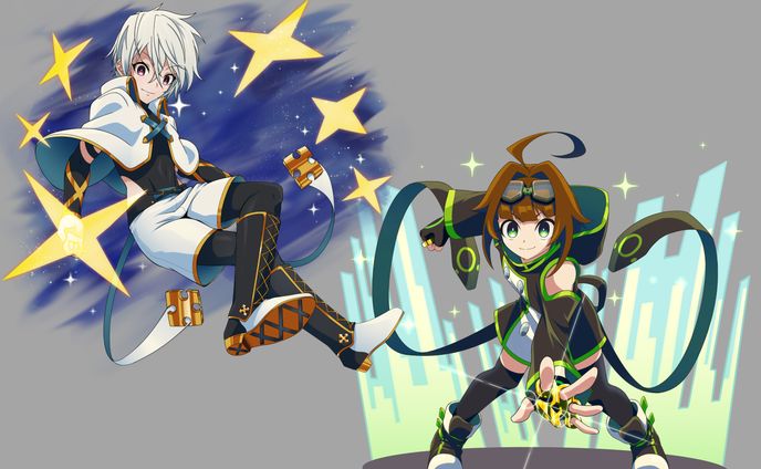 ソーシャルゲーム風イラスト