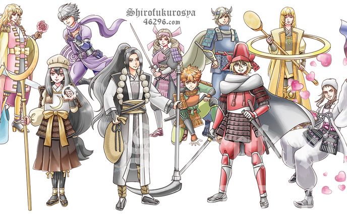 集英社「マキア」企画記事「美容将軍」イラスト