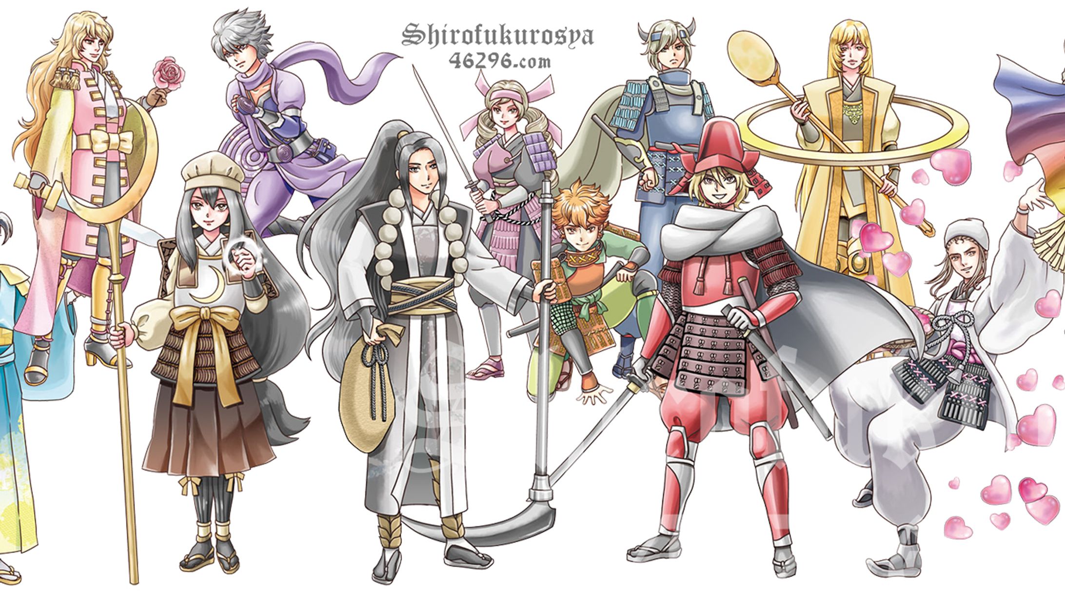 集英社「マキア」企画記事「美容将軍」イラスト-1