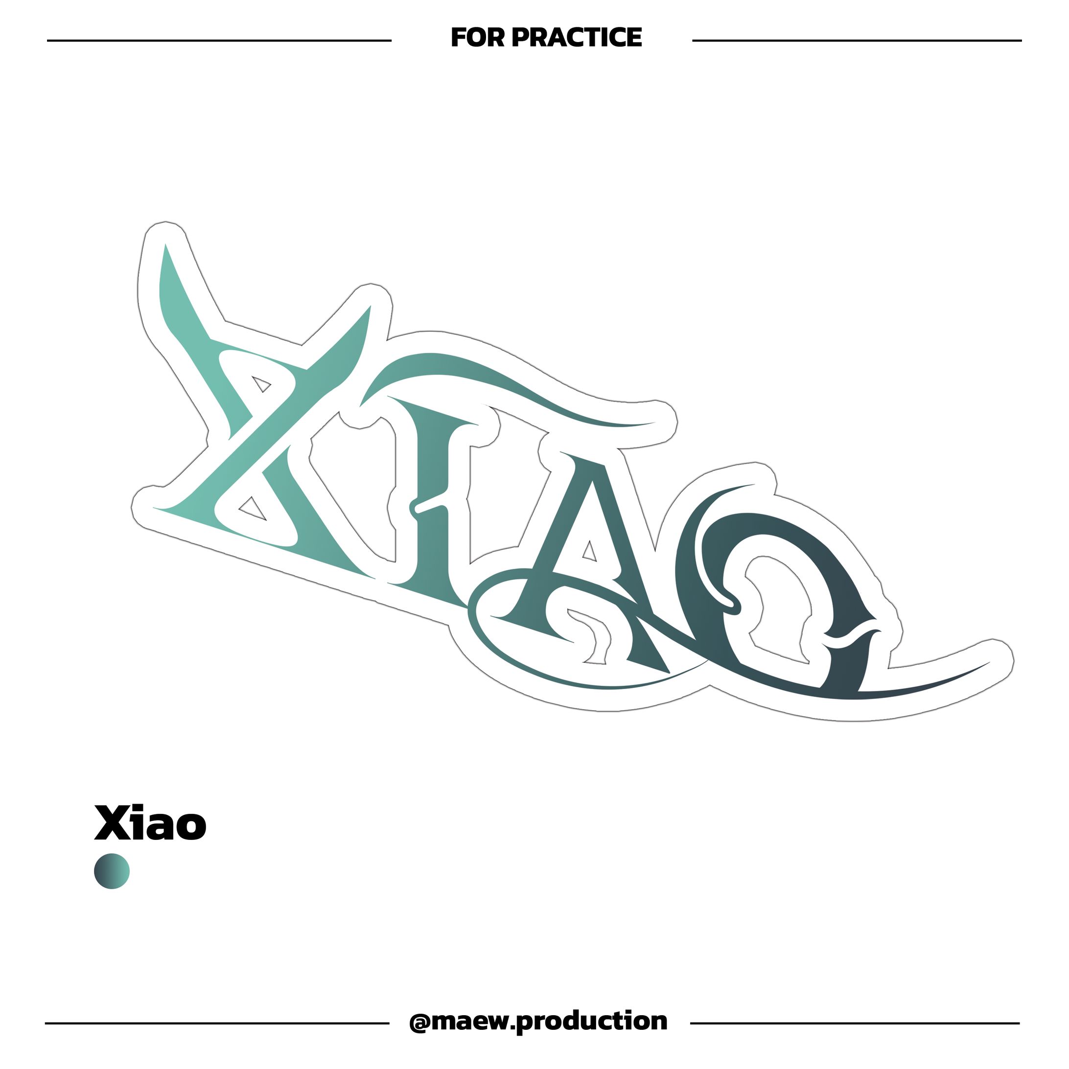 Xiao | ★ Logo ★ (Inspired by Xiao from Genshin Impact)-1