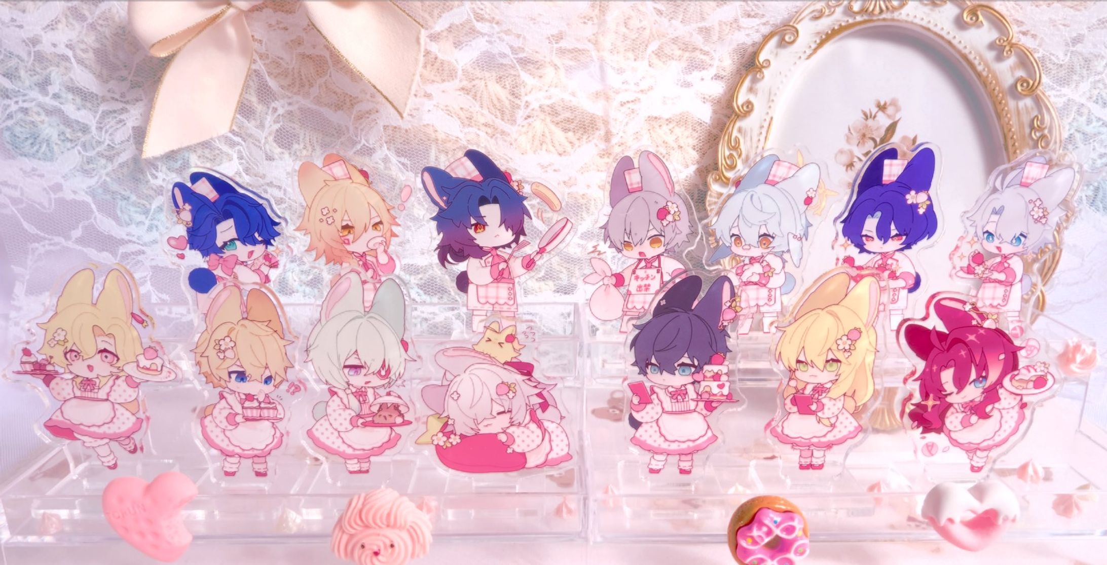 【グッズ】子うさぎアクスタ＋スライドケース-1