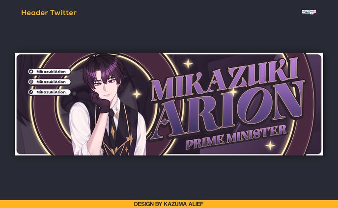 [Twitter Header] Mikazuki Arion