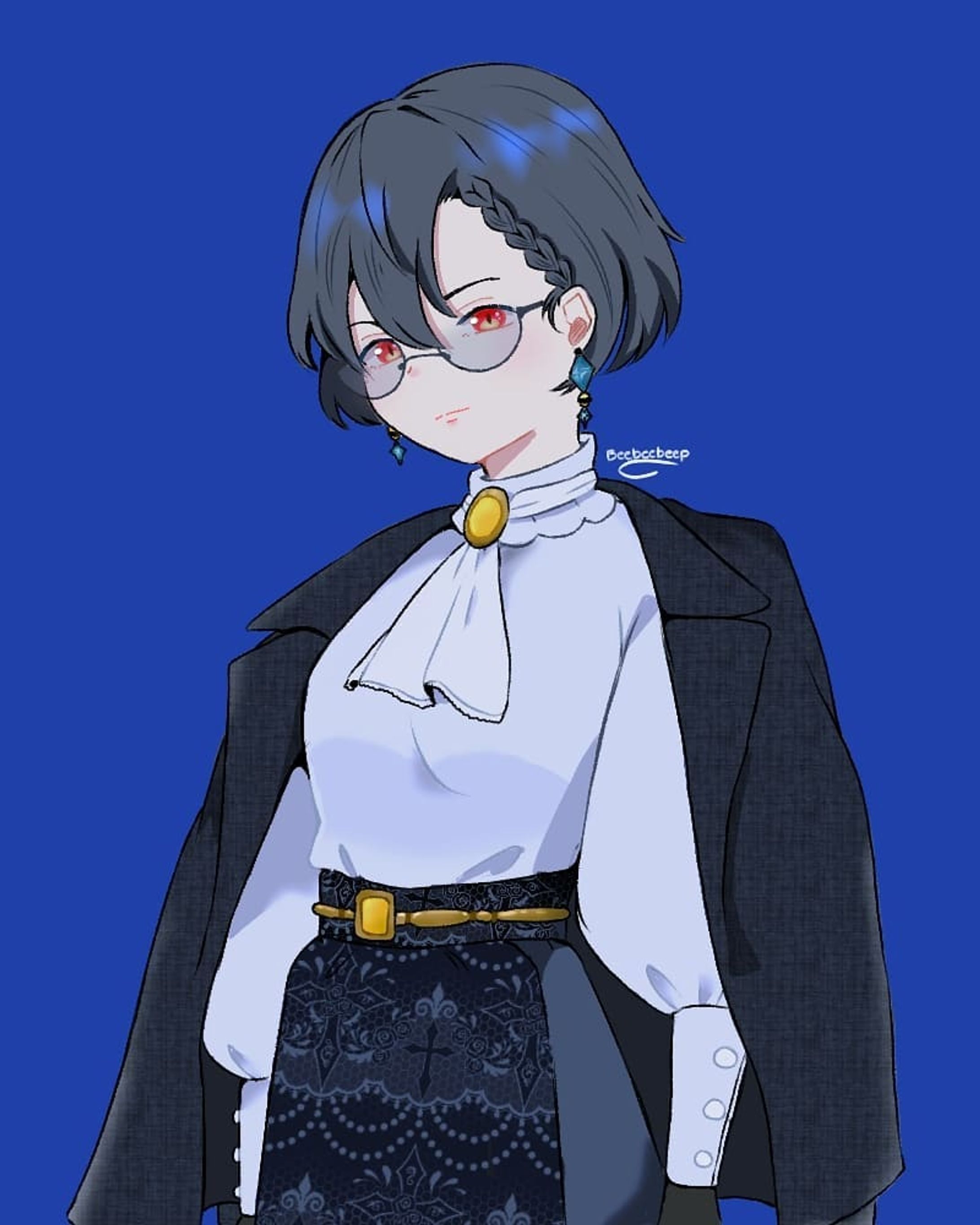👑 🔵
.
.
.
#digitalart #illustration #originalcharacter #IbispaintX #original #beepblopocs-1