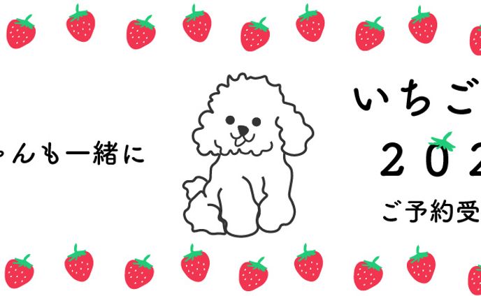 オリジナル制作_いちご狩り（架空バナー）