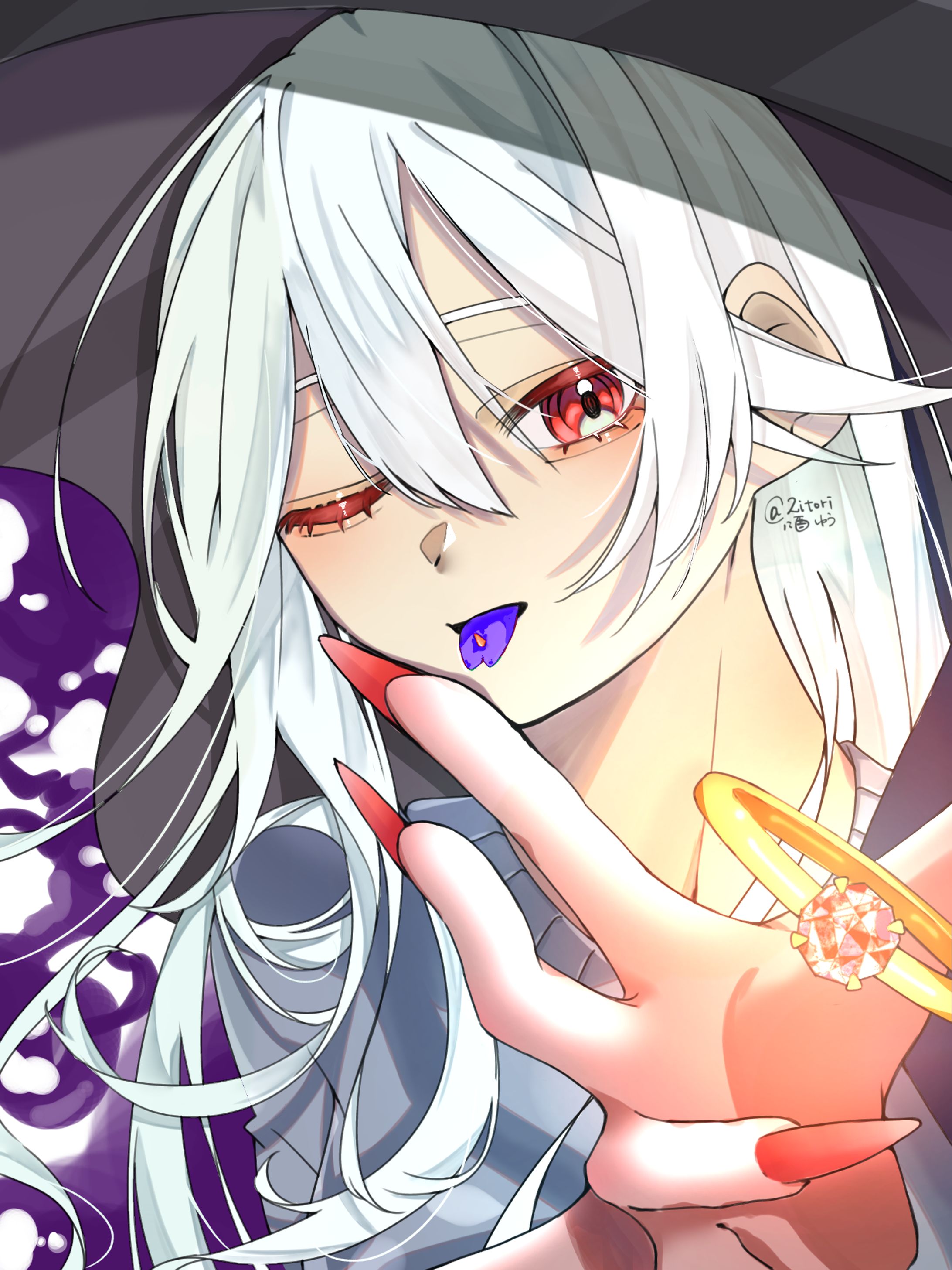 アルビノ毒蛇少女と結婚できる指輪-1