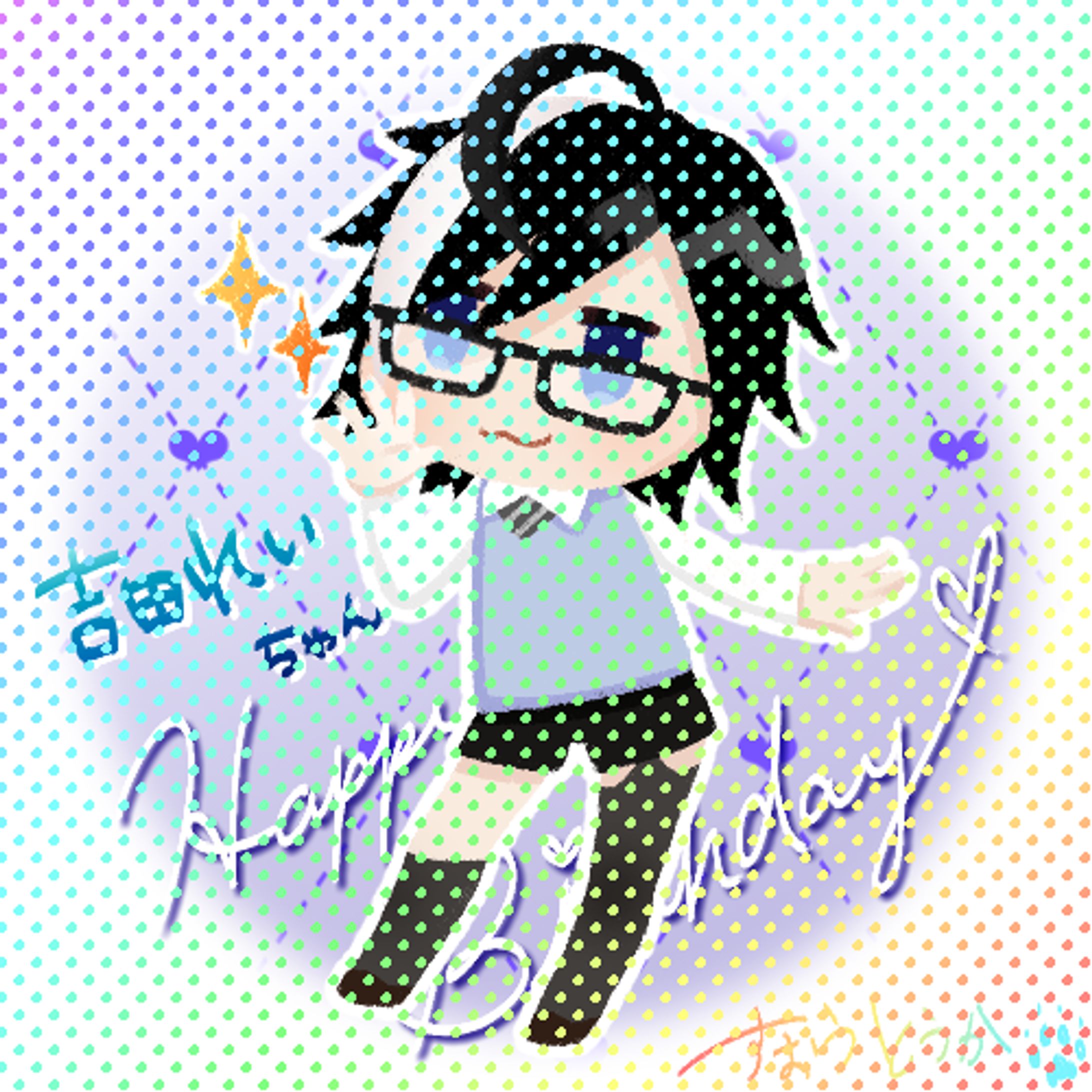 吉田れいさん誕生日ファンアート-1