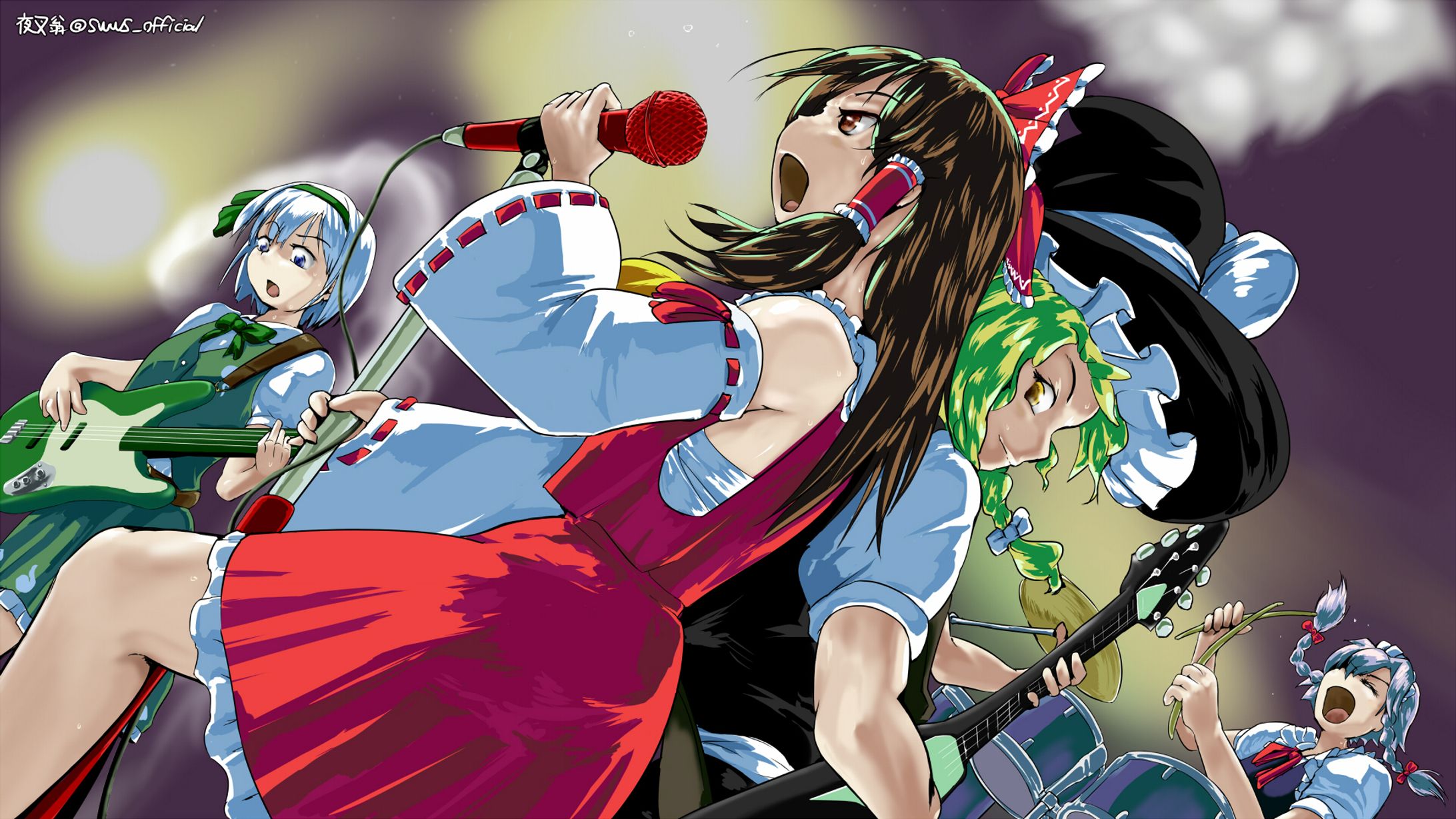 「東方Project」自機キャラ4人バンド-1