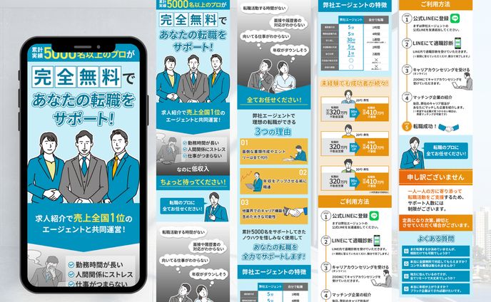 転職系LP