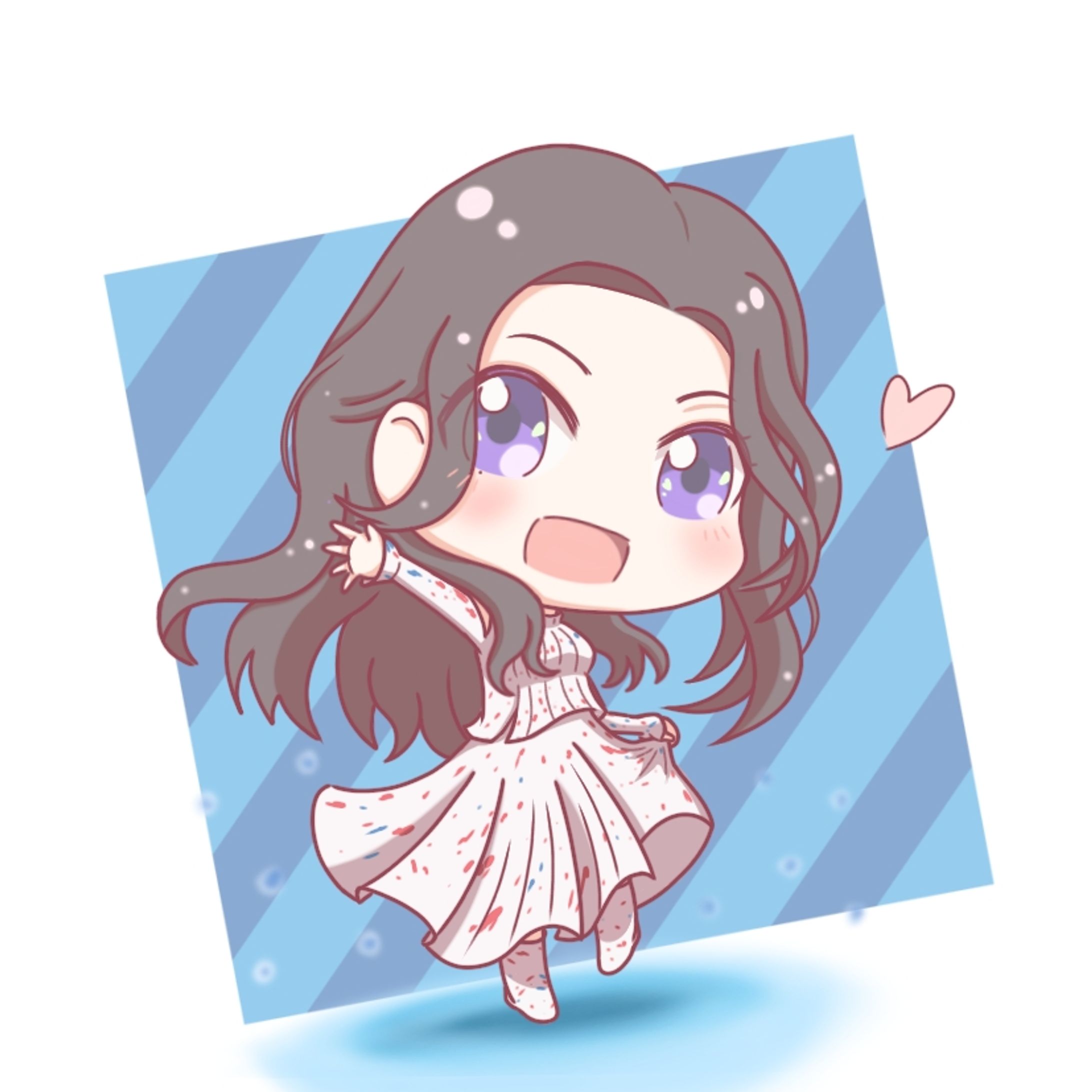祝花パネルイラスト、ステッカーイラスト-1