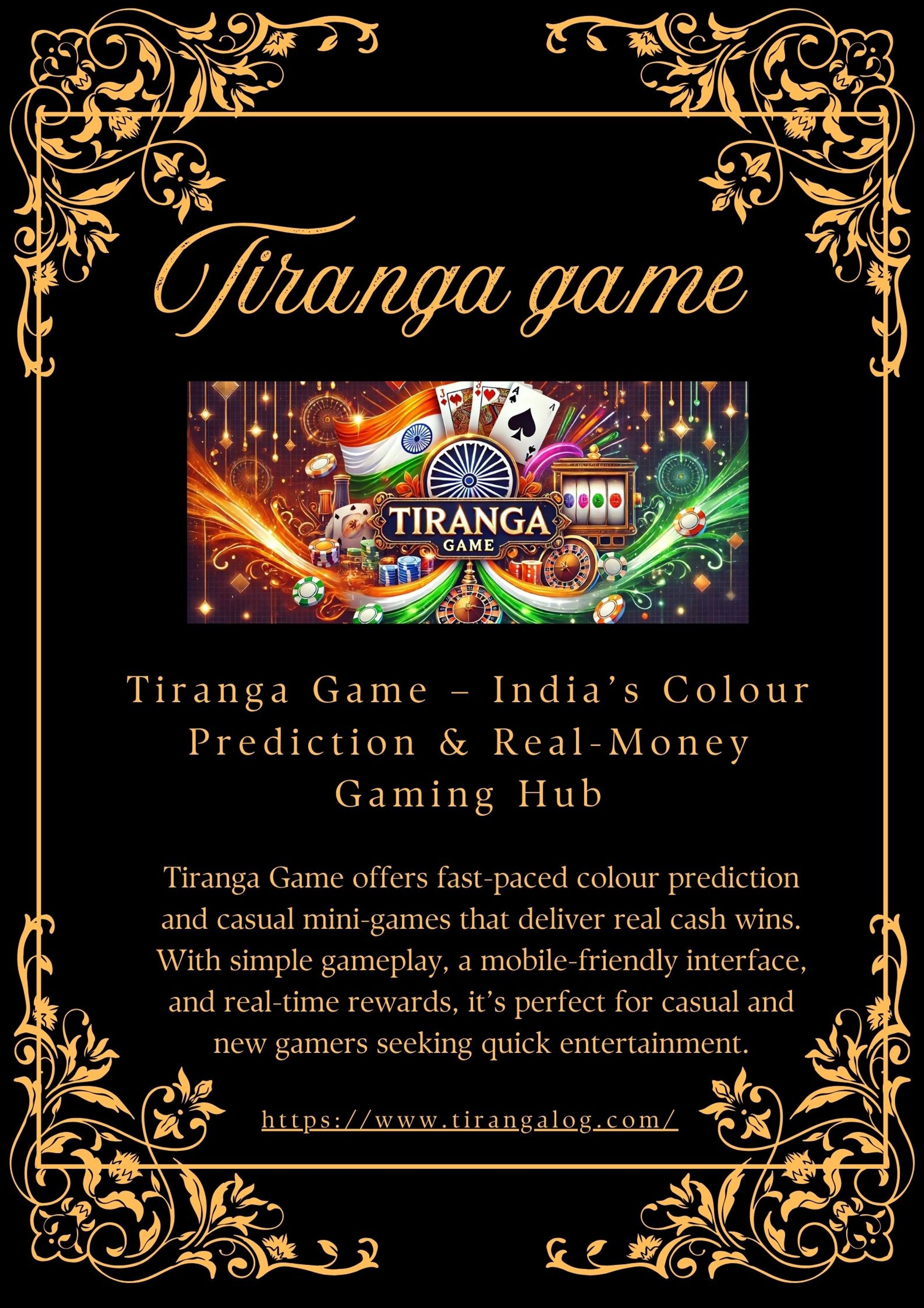 Tiranga Game – Colour Prediction, Rummy & Quick Cash Wins-1