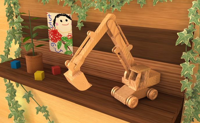 子供部屋(3Dモデリング)