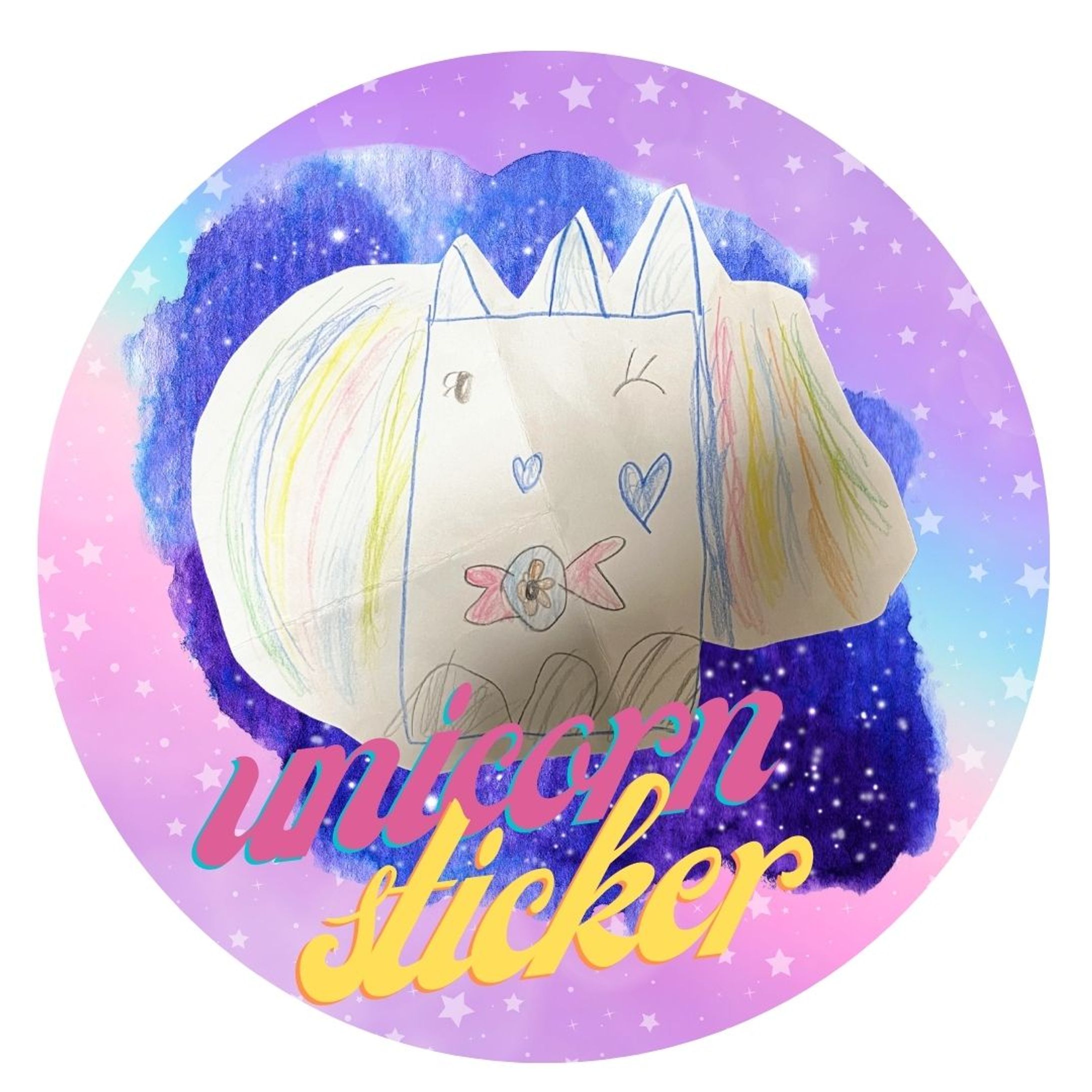 【ステッカー】ユニコーン-1