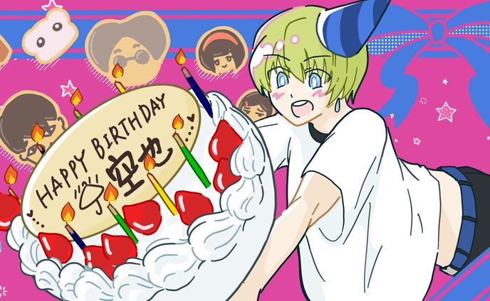 絵を描く、doodle