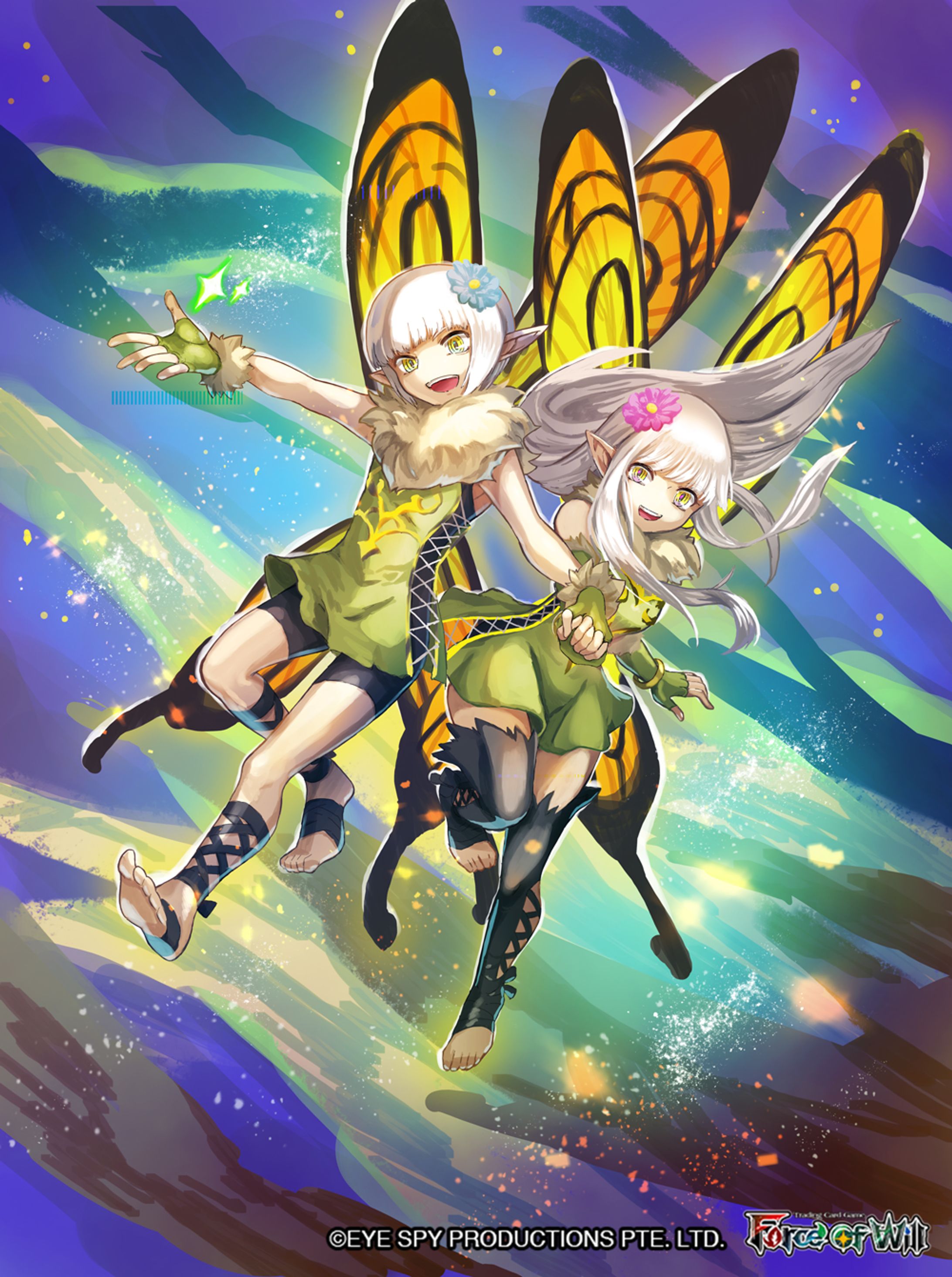 【仕事絵】twin fairies【FoW】-1