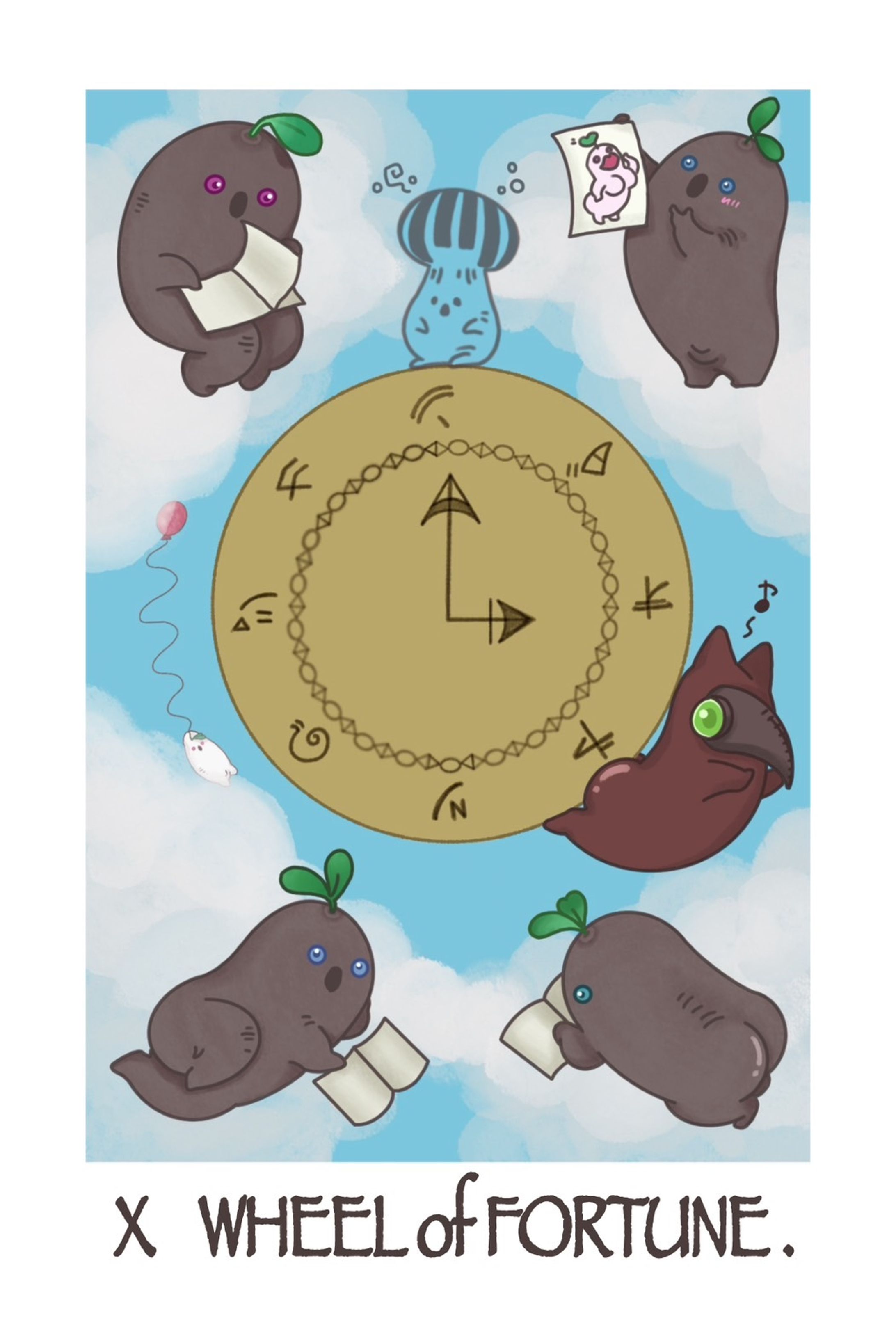 運命の輪のカード-1