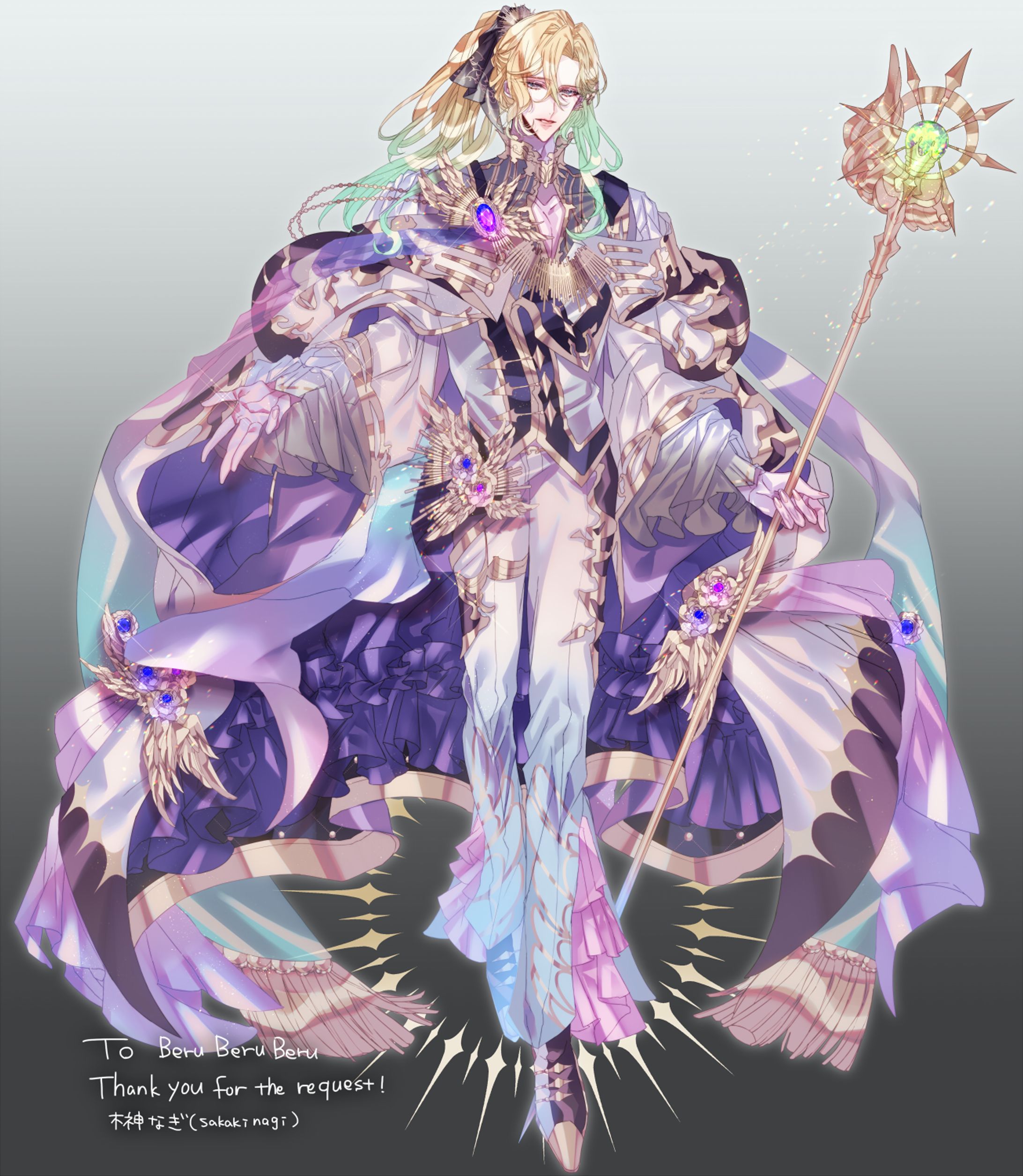 個人様ご依頼skeb納品イラスト-1