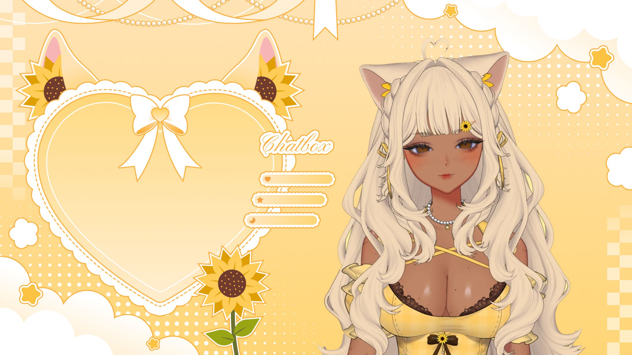 Sunflower VTuber Overlays-1